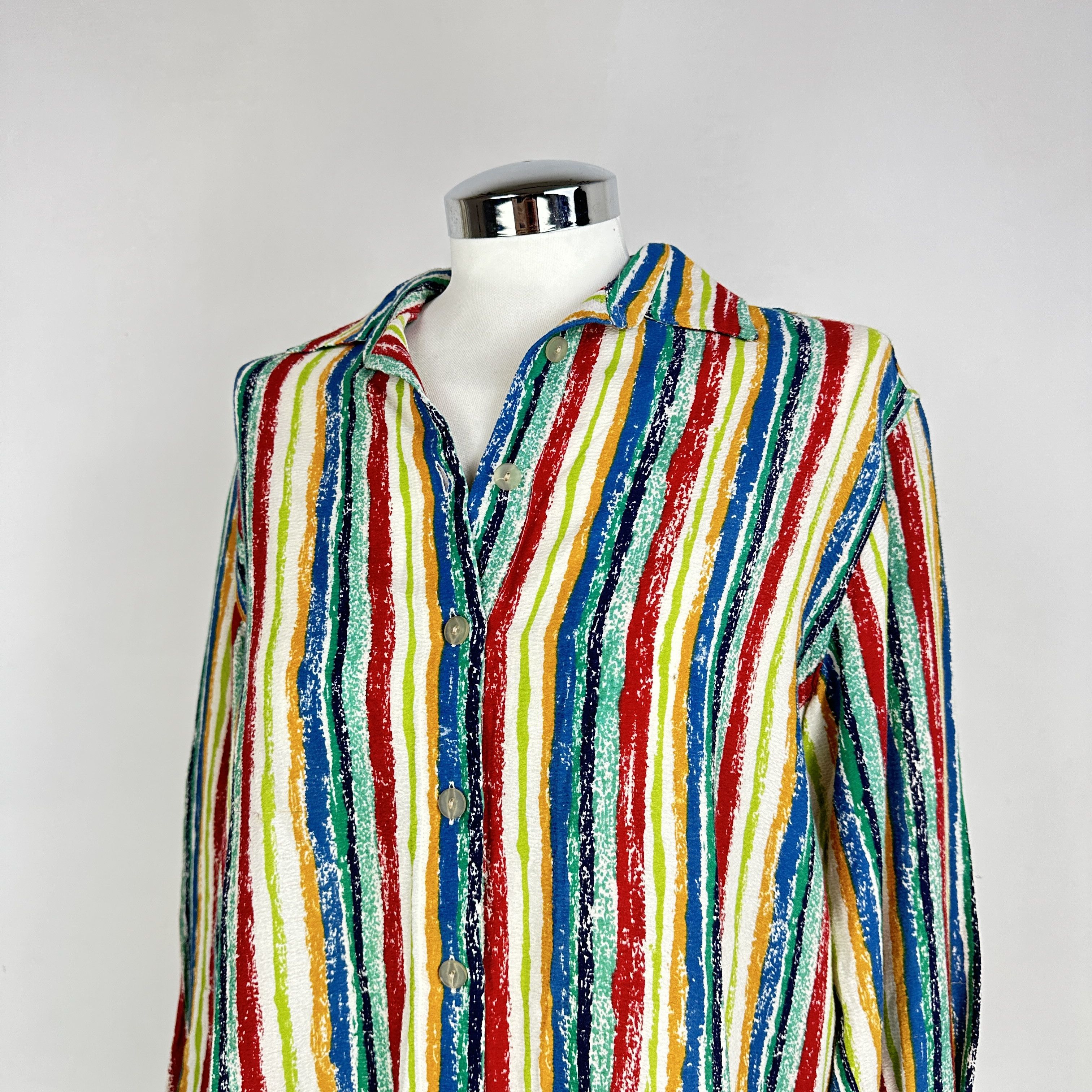 Missoni Camicia MISSONI Cotone Righe Multicolor – 44 IT Size M / US 6-8 / IT 42-44 - 2 Thumbnail
