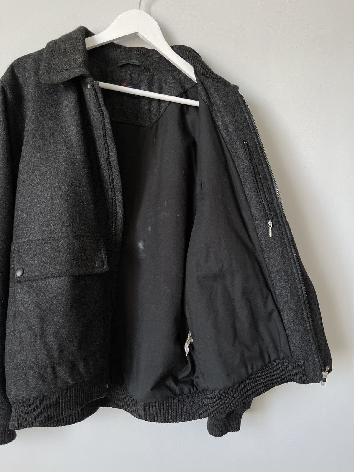 Lacoste VINTAGE LACOSTE WOOL BOMBER JACKET 90'S OLDMONEY FRANCE Size US L / EU 52-54 / 3 - 8 Thumbnail