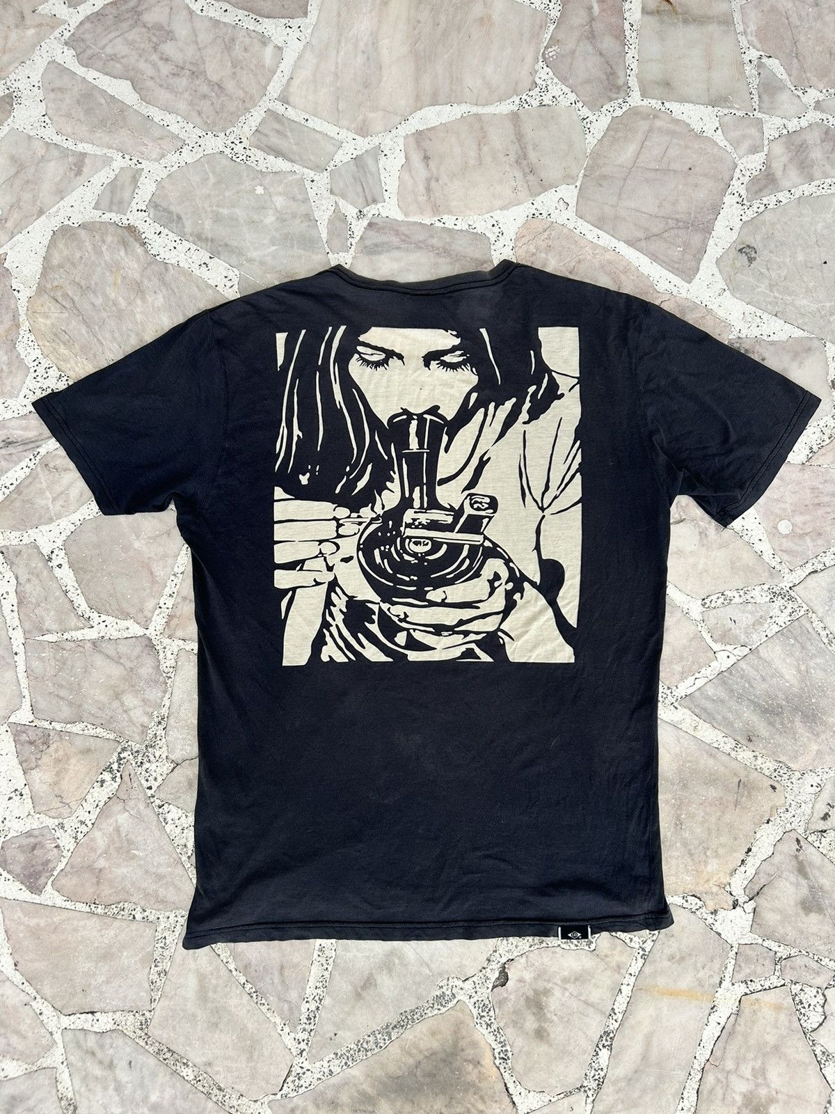Hysteric Glamour HG Bong Rip Vintage Black Tee Size US M / EU 48-50 / 2 - 3 Thumbnail