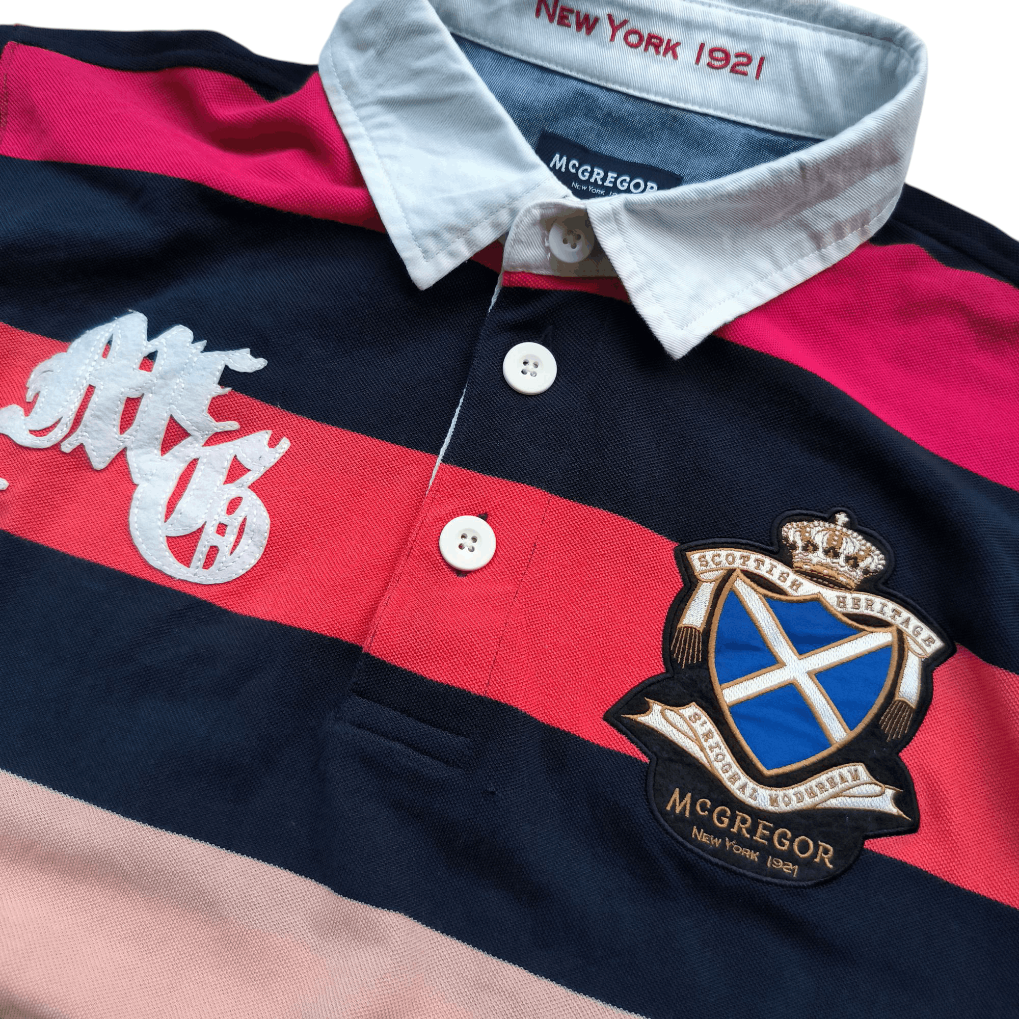 McGregor Vintage Stripe Polo Shirt McGregor Size US L / EU 52-54 / 3 - 2 Thumbnail