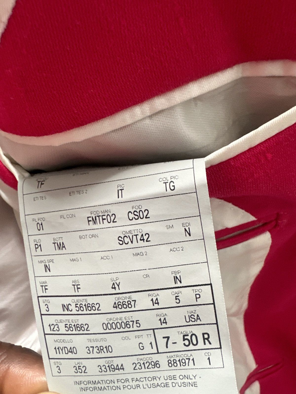 Tom Ford Linen Blazers Size 50R - 3 Thumbnail