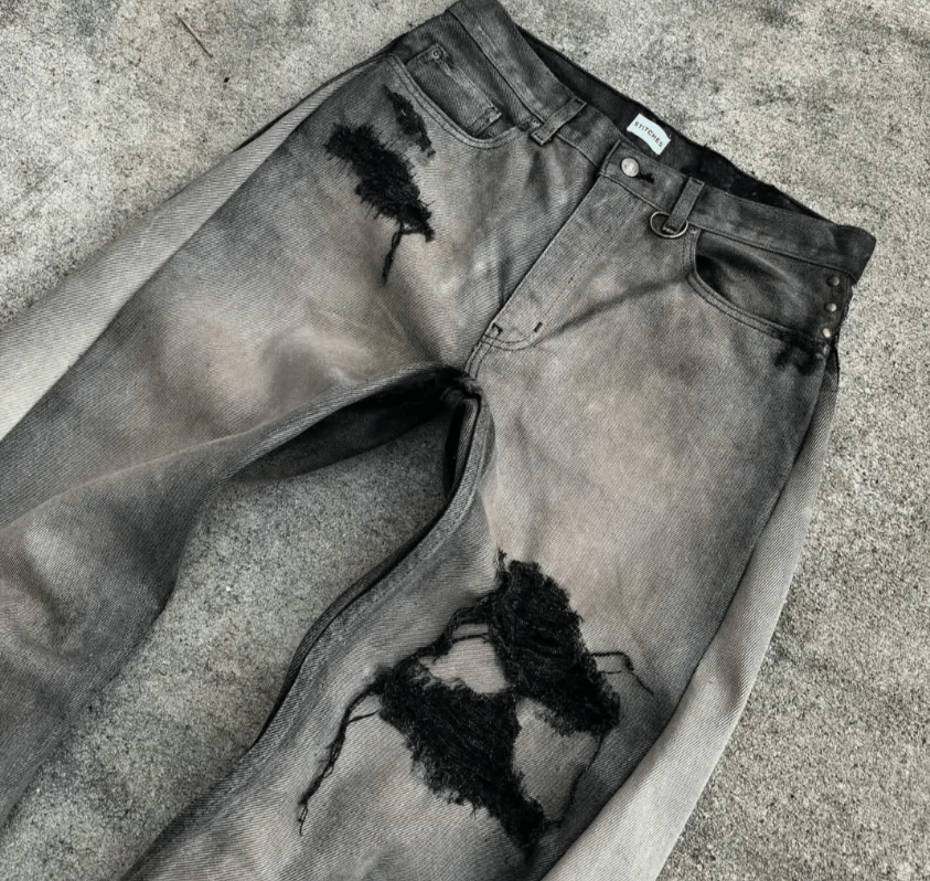 Japanese Brand American Hip Hop Mens Jeans Size US 30 / EU 46 - 3 Thumbnail