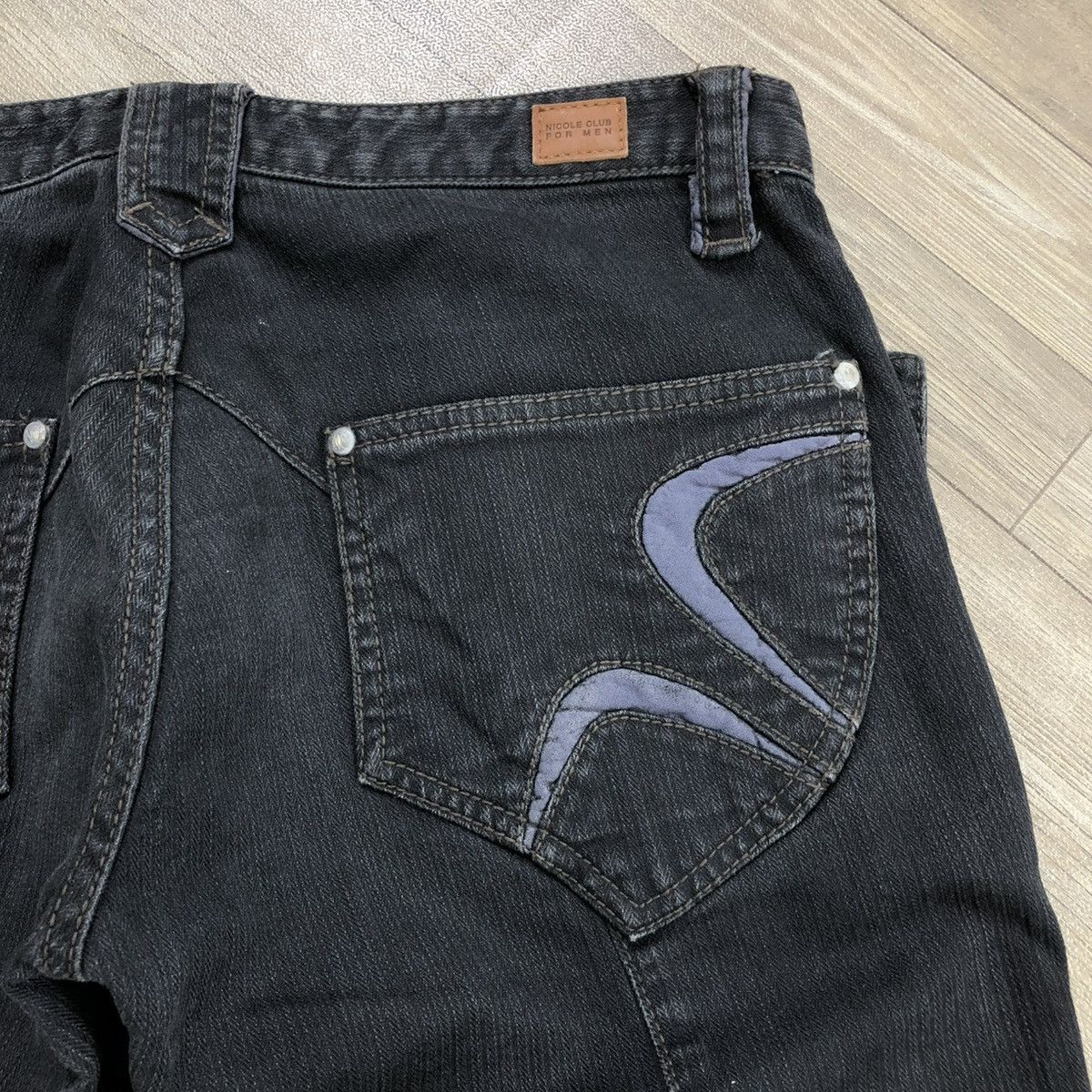 Hysteric Glamour × If Six Was Nine × Nicole Club 🇯🇵 2000s Nicole Club For Men Lgb Harajuku Style Flared Jeans Size US 31 - 20 Thumbnail