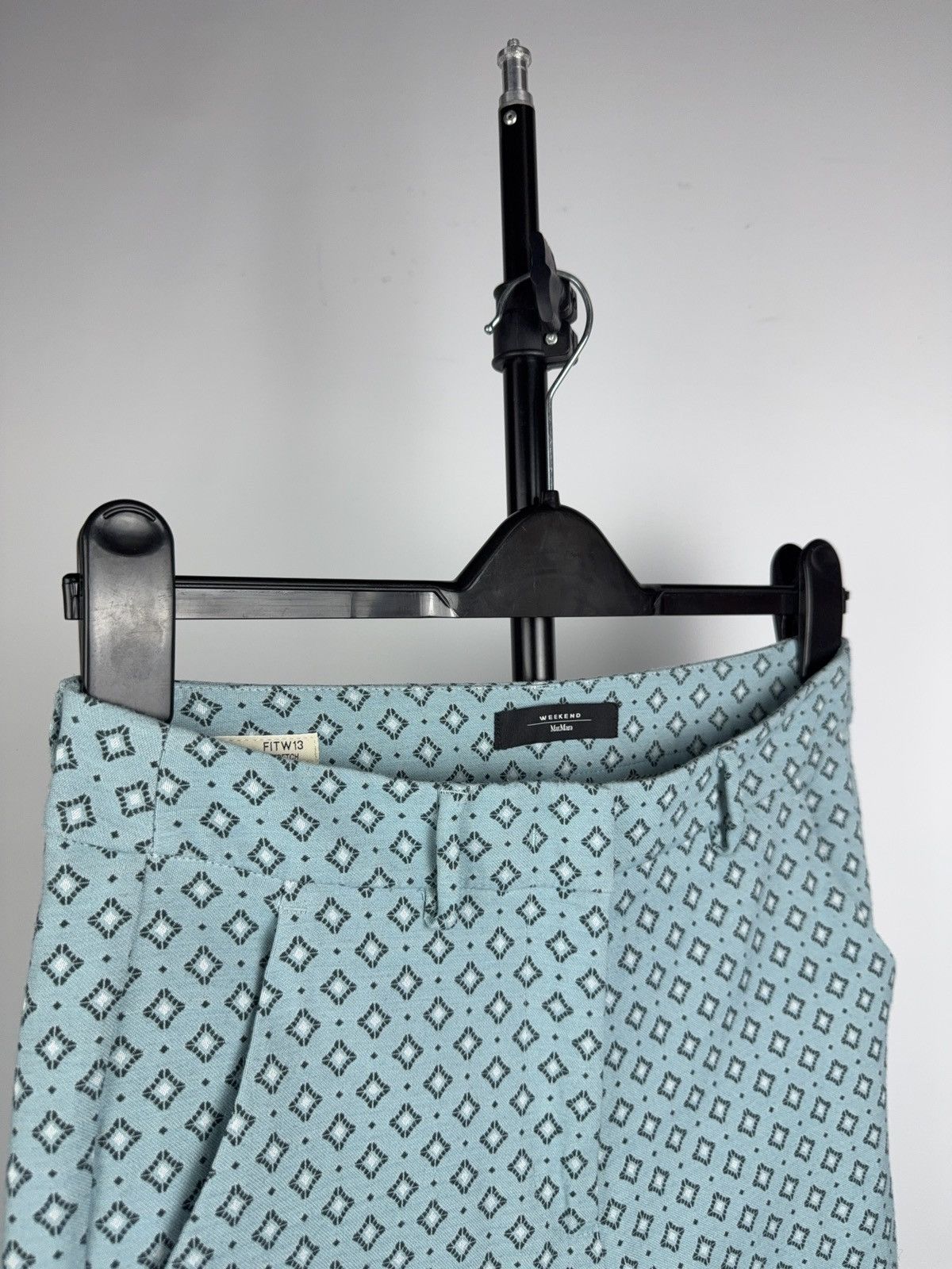 Weekend Max Mara Max Mara Weekend Cigarette Pants Pattern Blue 38 Size 27" / US 4 / IT 40 - 16 Thumbnail