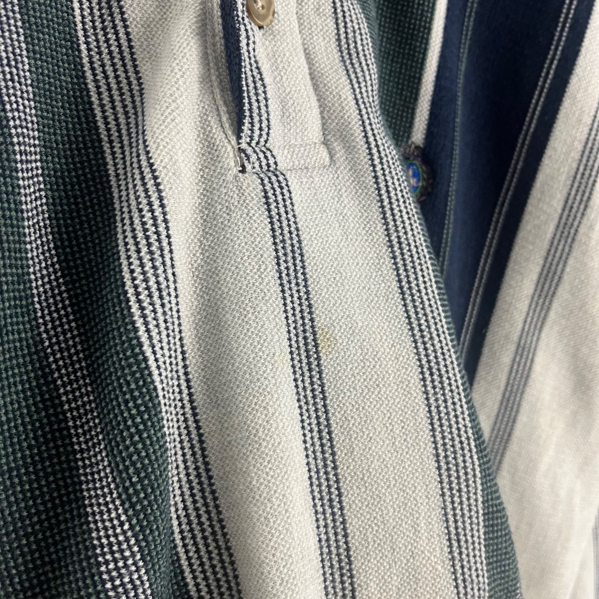 Vintage Vintage 90’s Stripe rugby sweatshirt Size US M / EU 48-50 / 2 - 4 Thumbnail