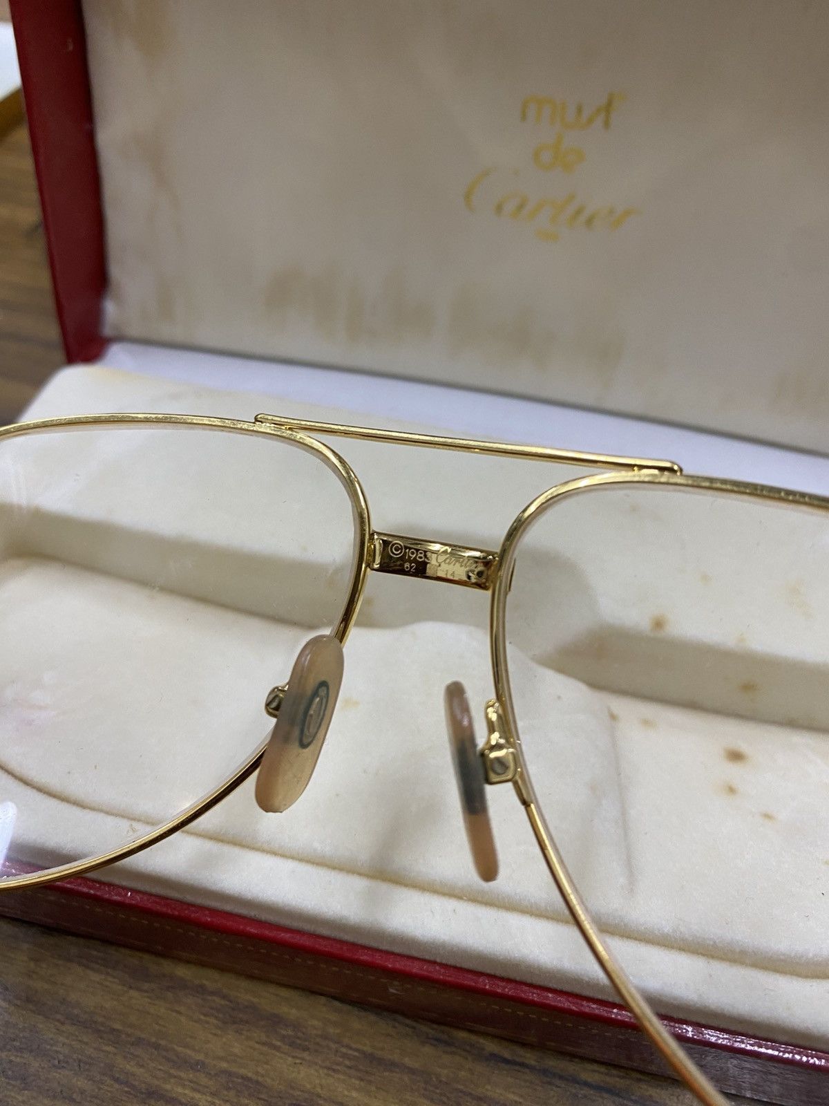 Cartier Very rare Vintage 1983 nos cartier glasses Size ONE SIZE - 3 Thumbnail