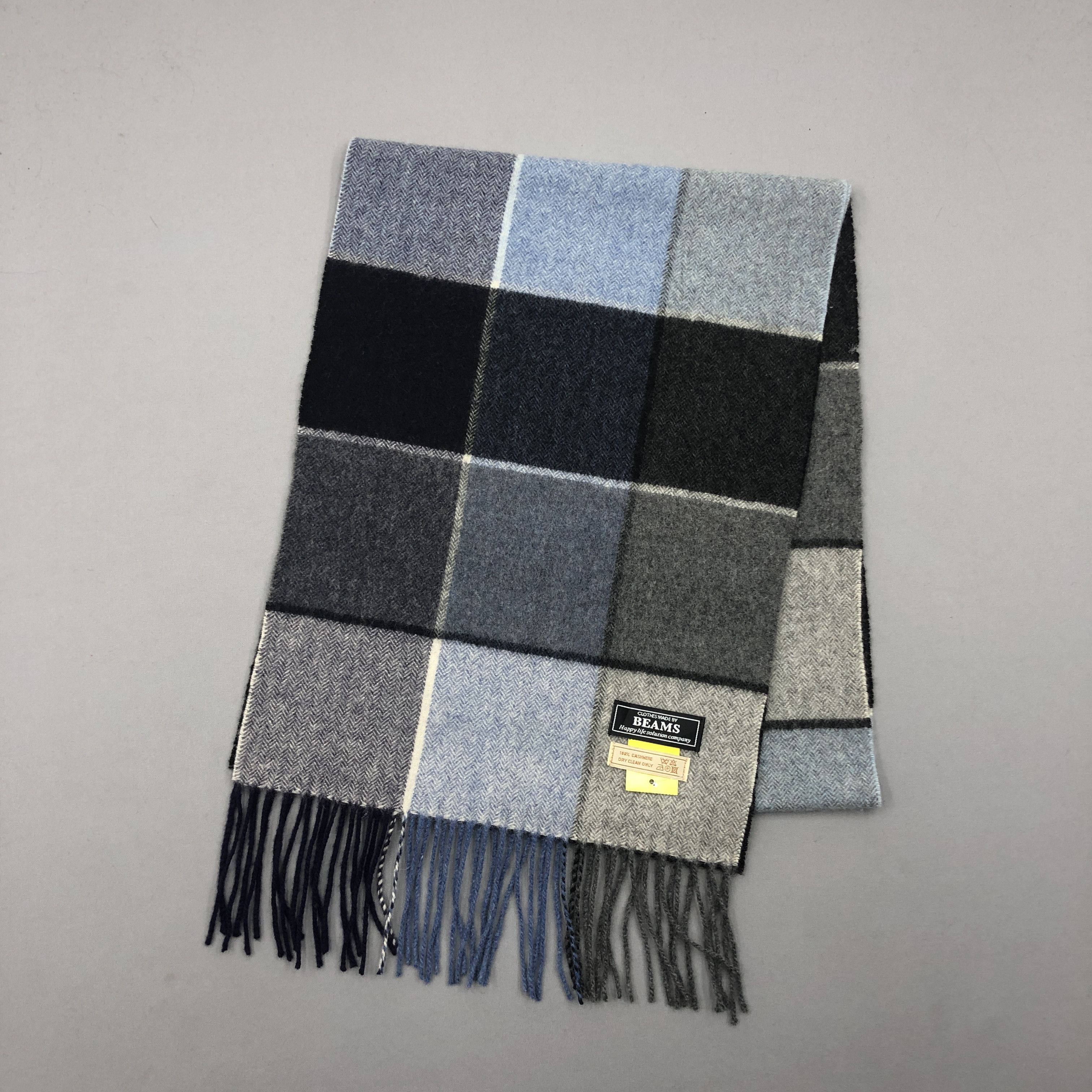 Beams Plus Vintage Beams Scarf Muffler Wool Cashmere Scarves Size ONE SIZE - 3 Thumbnail