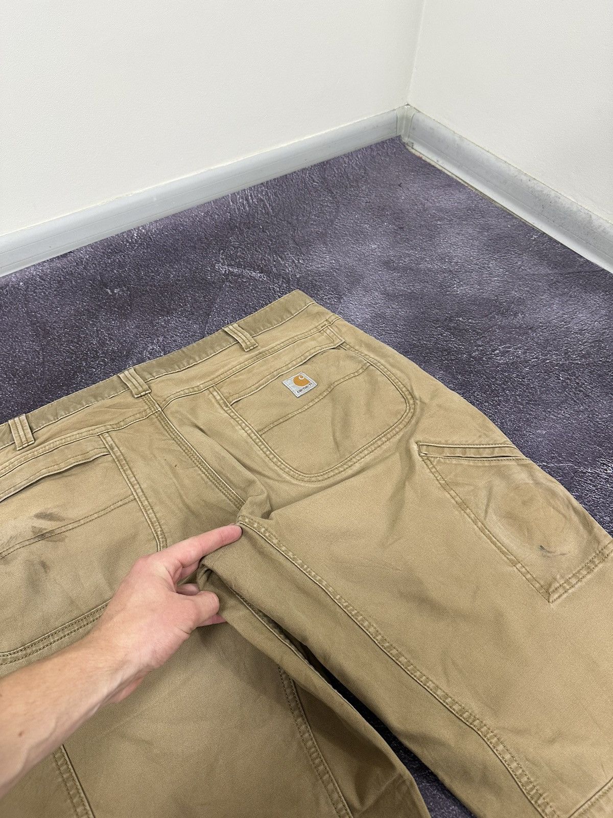 Carhartt Vintage Carhartt Carpenter Relaxed Fit USA Cargo Work Pants Size US 40 / EU 56 - 5 Thumbnail