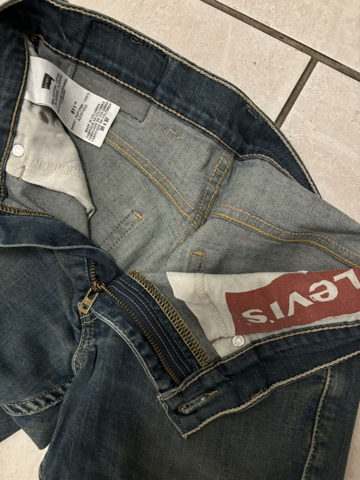 Levi's × Vintage 511 Slim Jeans Size US 30 / EU 46 - 2 Thumbnail