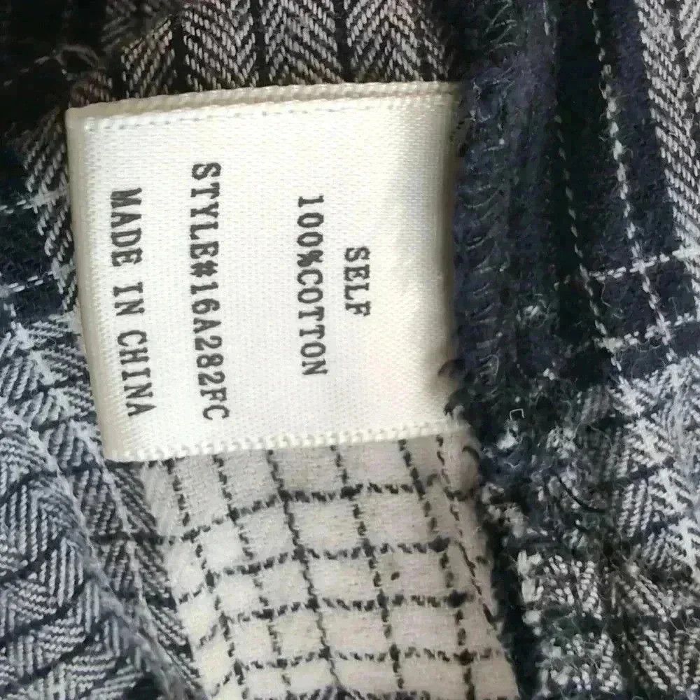 Designer Dina Be Black and white plaid shirt wrap around style sz M Size M / US 6-8 / IT 42-44 - 4 Thumbnail