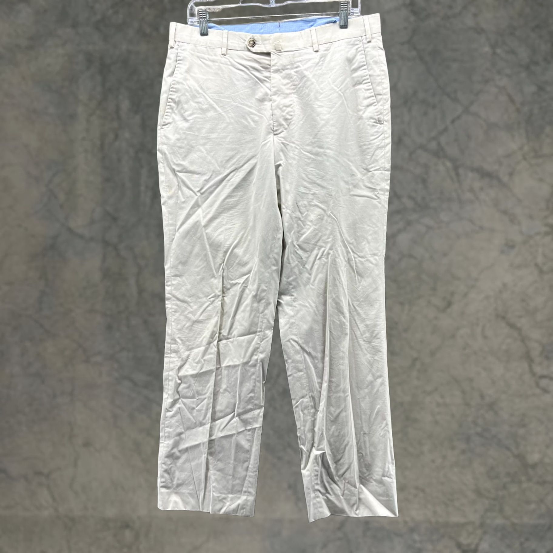Peter Millar VINTAGE? No. Peter Millar Pants Men 33 Regular Chino Baggy? No. Beige Khaki Pleated Cotton Tailored? No Size US 33 - 1 Thumbnail