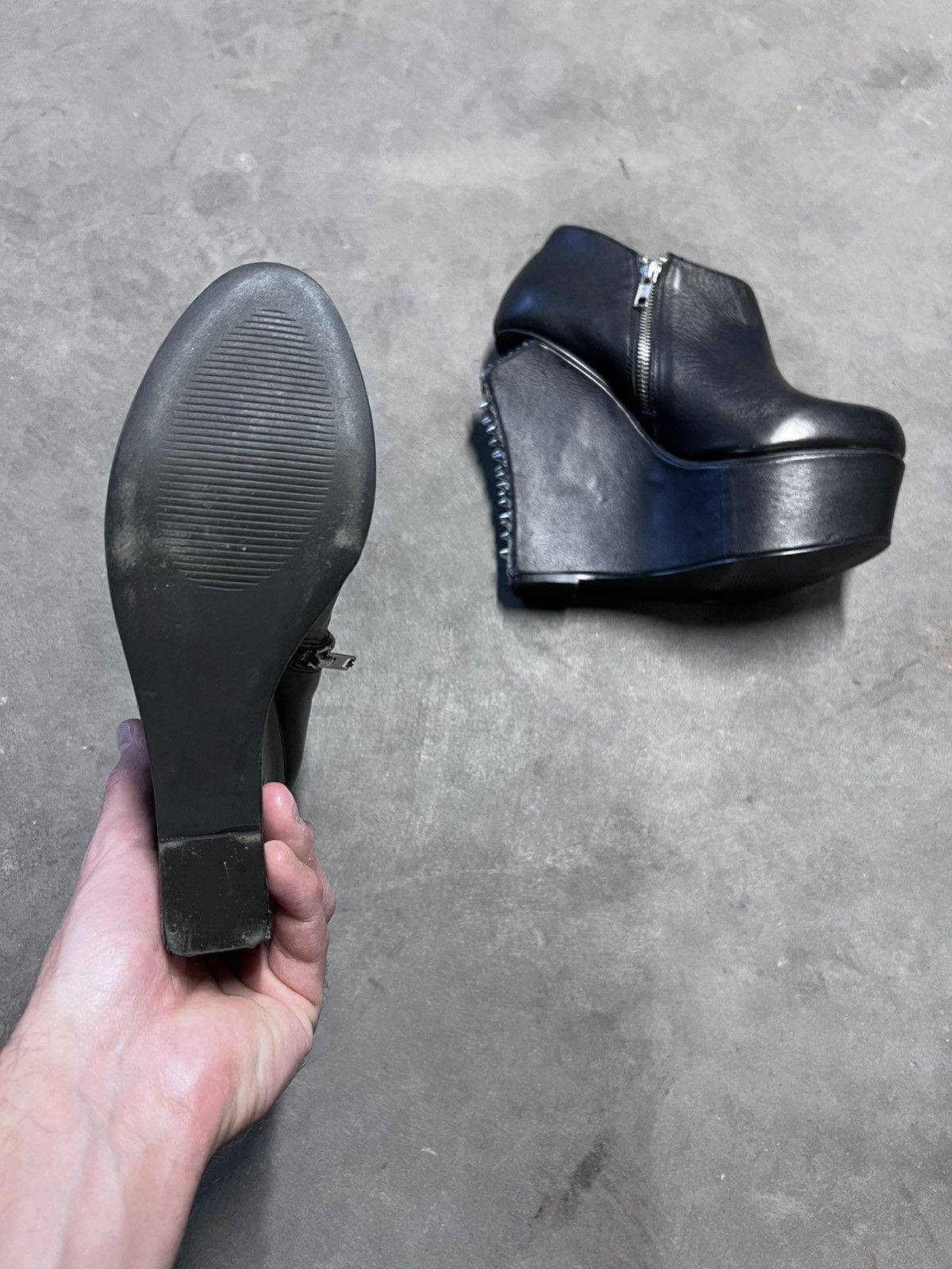 Steve Madden Spiked Steve Madden Avant Garde Wedge Jeffrey Campbell Boots Size US 9 / IT 39 - 8 Thumbnail
