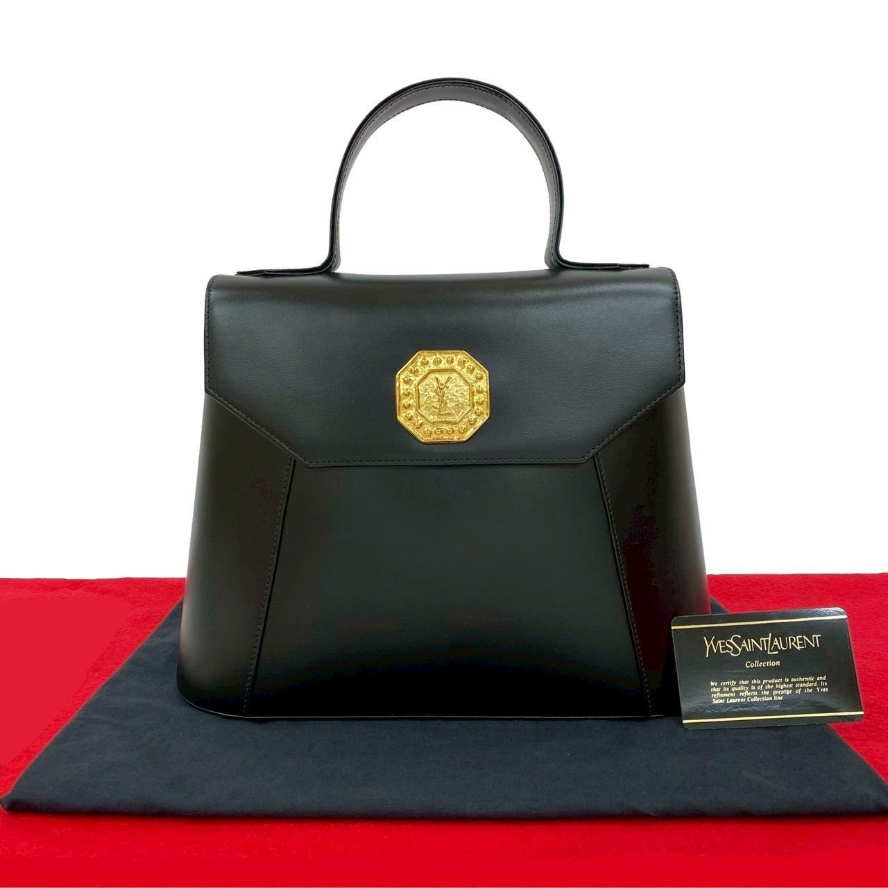 Yves Saint Laurent Yves Saint Laurent Leather Handbag Leather Tote Bag DUTY FREE for USA