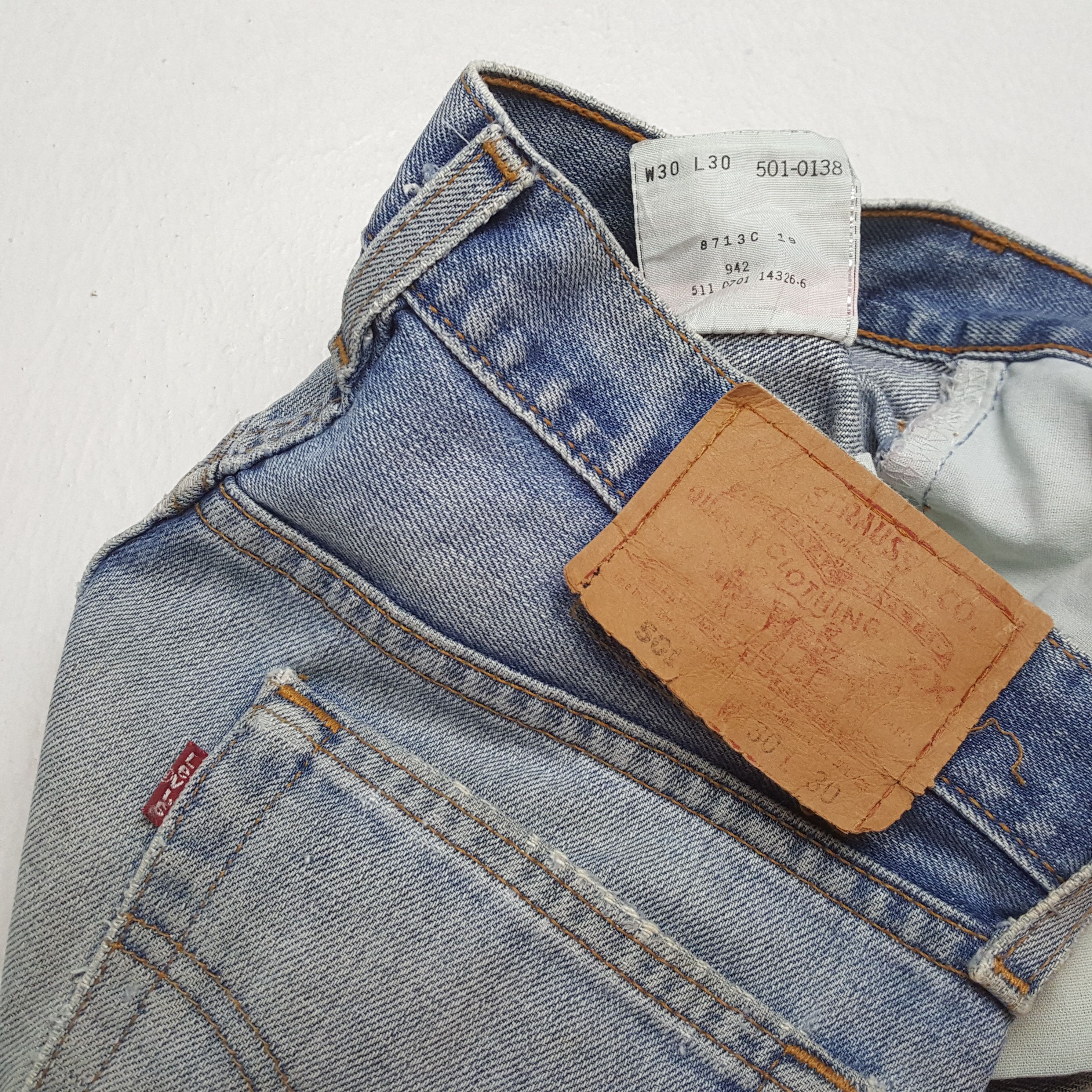 Levi's × Vintage LEVI'S 501 Distressed Jeans Streetwear Style Size US 28 / EU 44 - 14 Thumbnail