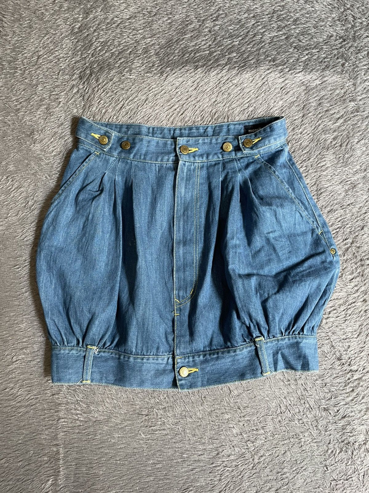 mercibeaucoup Mercibeaucoup balloon mini skirt by issey miyake Size 31" - 2 Thumbnail