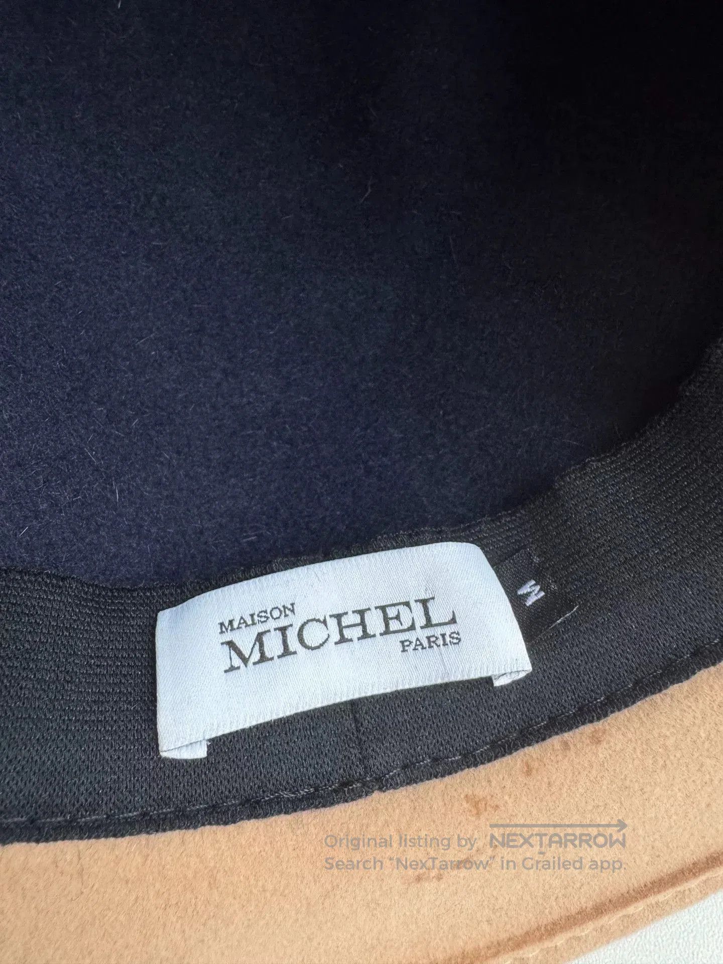 Maison Michel Maison Michel Wool Color-Block Hat. Size ONE SIZE - 5 Thumbnail