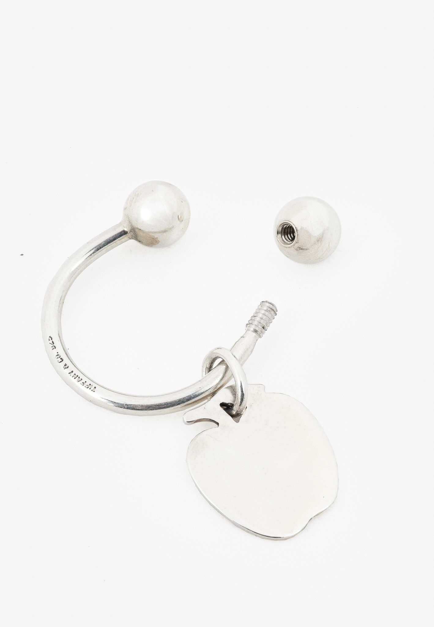 Tiffany & Co. Tiffany & Co. Sterling Silver Apple Tag Key Ring Size ONE SIZE - 2 Thumbnail