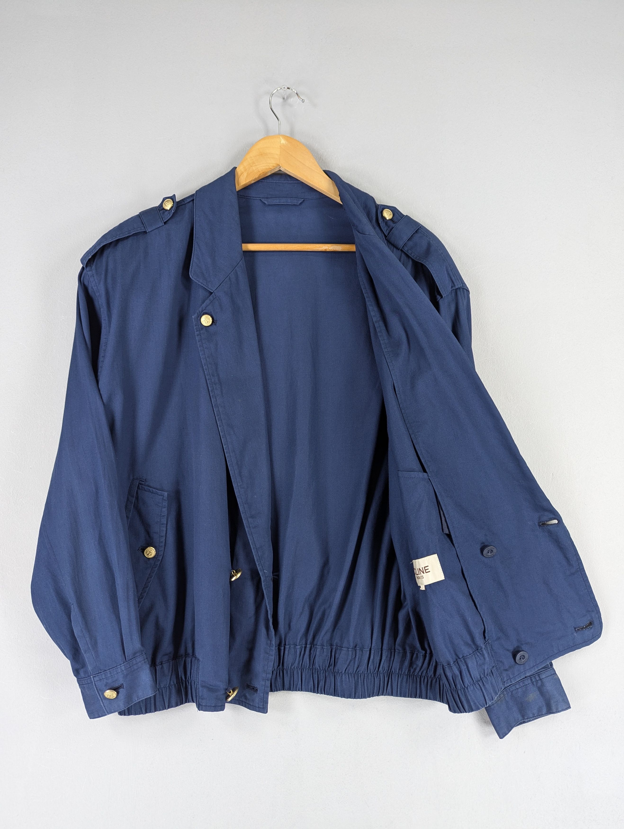 Celine Vintage Celine Light Button Blazer Style Jacket Size L / US 10 / IT 46 - 9 Thumbnail