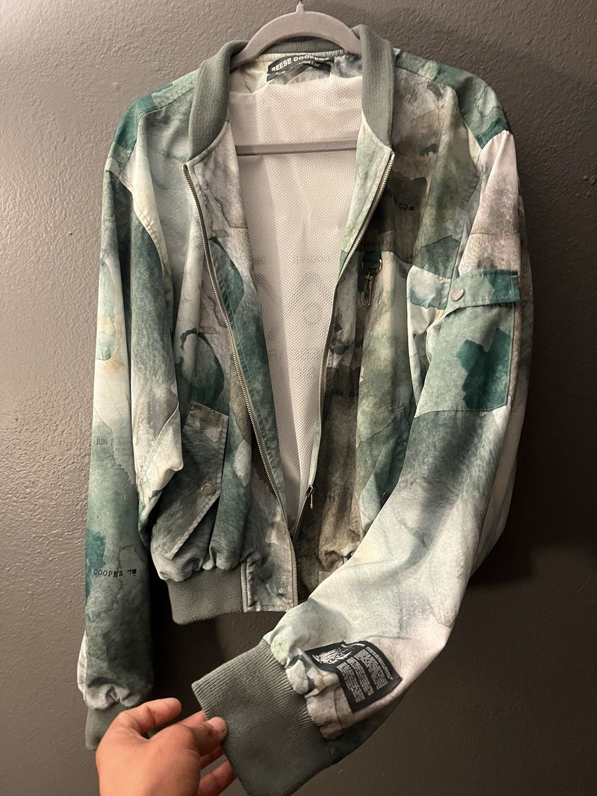 Reese Cooper Reese cooper bomber jacket in watercolour camo Size US M / EU 48-50 / 2 - 3 Thumbnail