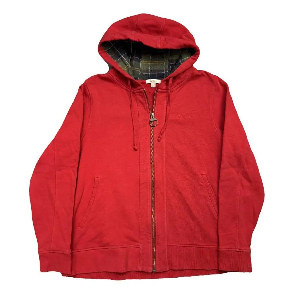 Barbour zip hoodie with pattern Size: 40 fit L