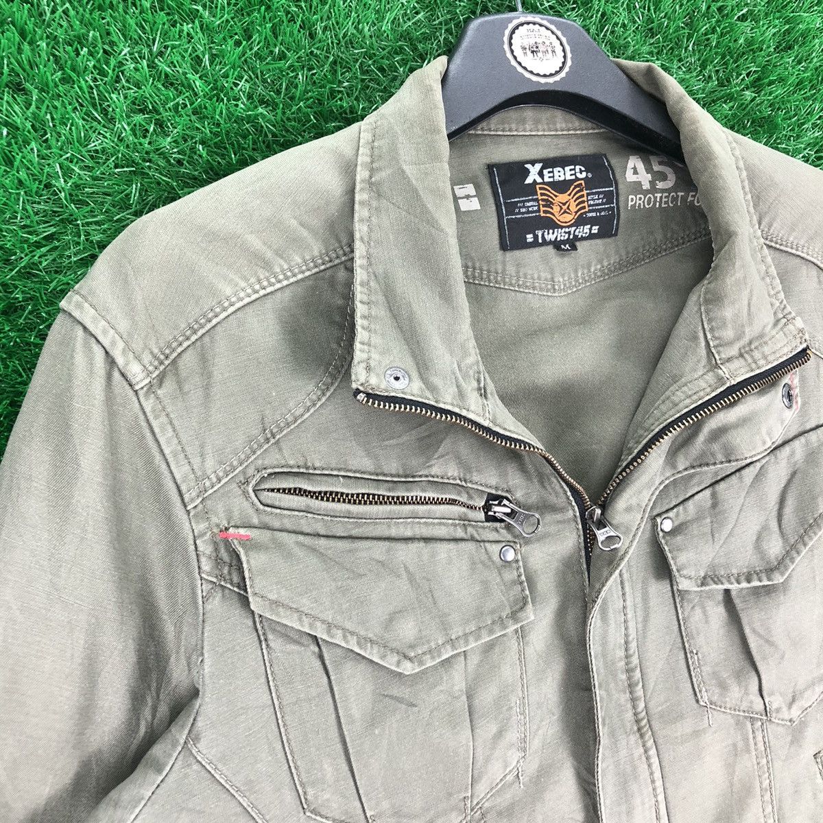 Japanese Brand Vintage 90's OG Work Jacket Multi Pocket by Xebec Size US M / EU 48-50 / 2 - 2 Thumbnail