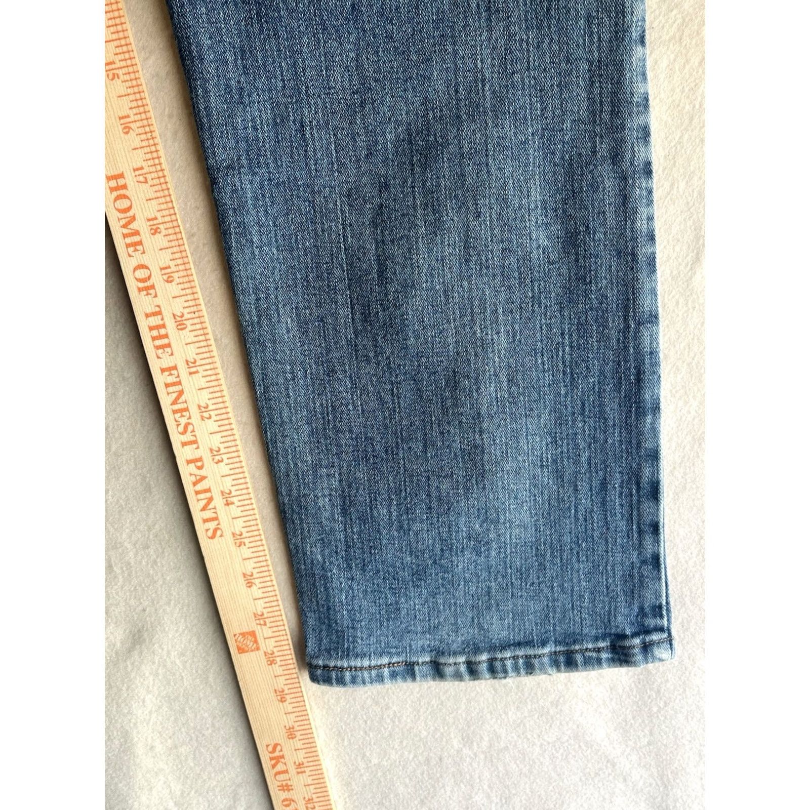 Wrangler Wrangler Jeans Men 38x30 Straight Leg Denim Blue Stretch High Rise Regular Inseam 30 Cowboy Distressed Pockets Logo Button Zipper Authentic Size US 38 / EU 54 - 5 Thumbnail