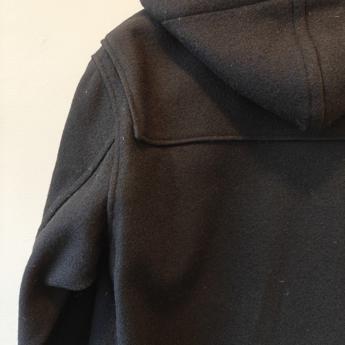 Auralee LNWOT Black Wool toggle duffle coat, Japan $1350 Size US XXL / EU 58 / 5 - 10 Thumbnail