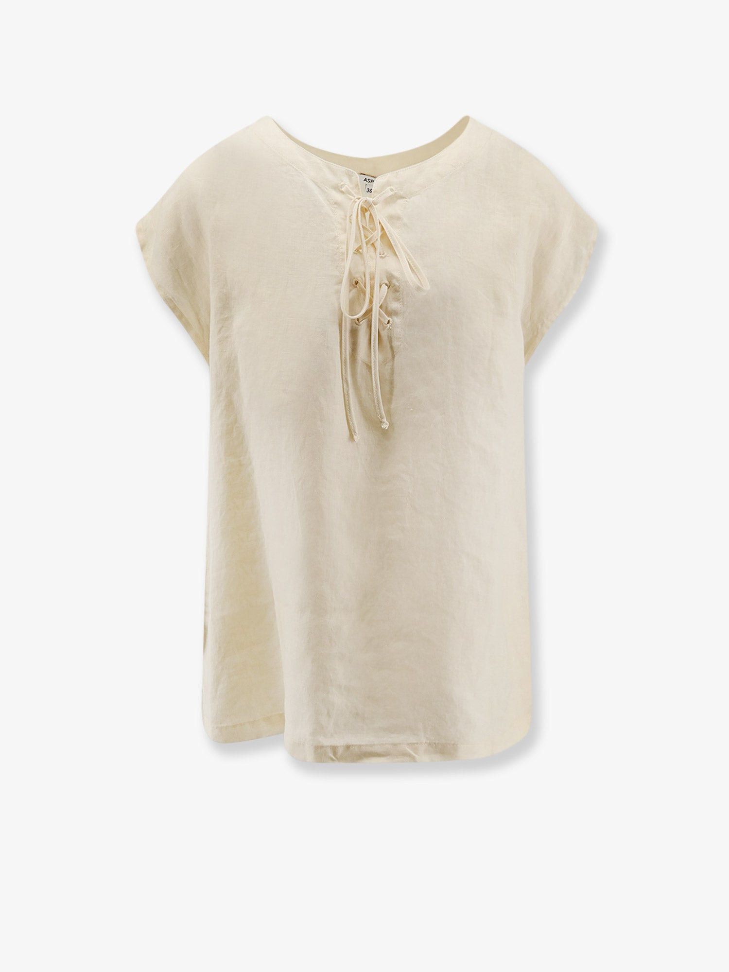Aspesi "Vissuto" Linen Shirt Size XS / US 0-2 / IT 36-38 - 1 Thumbnail