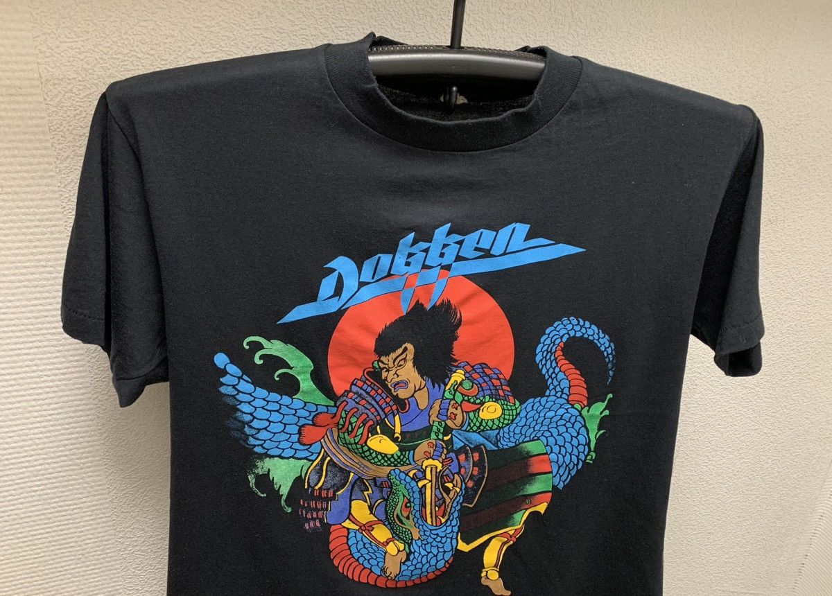 Band Tees Dokken vintage screenstars black rock t-shirt 1980 90th L Size US L / EU 52-54 / 3 - 3 Thumbnail