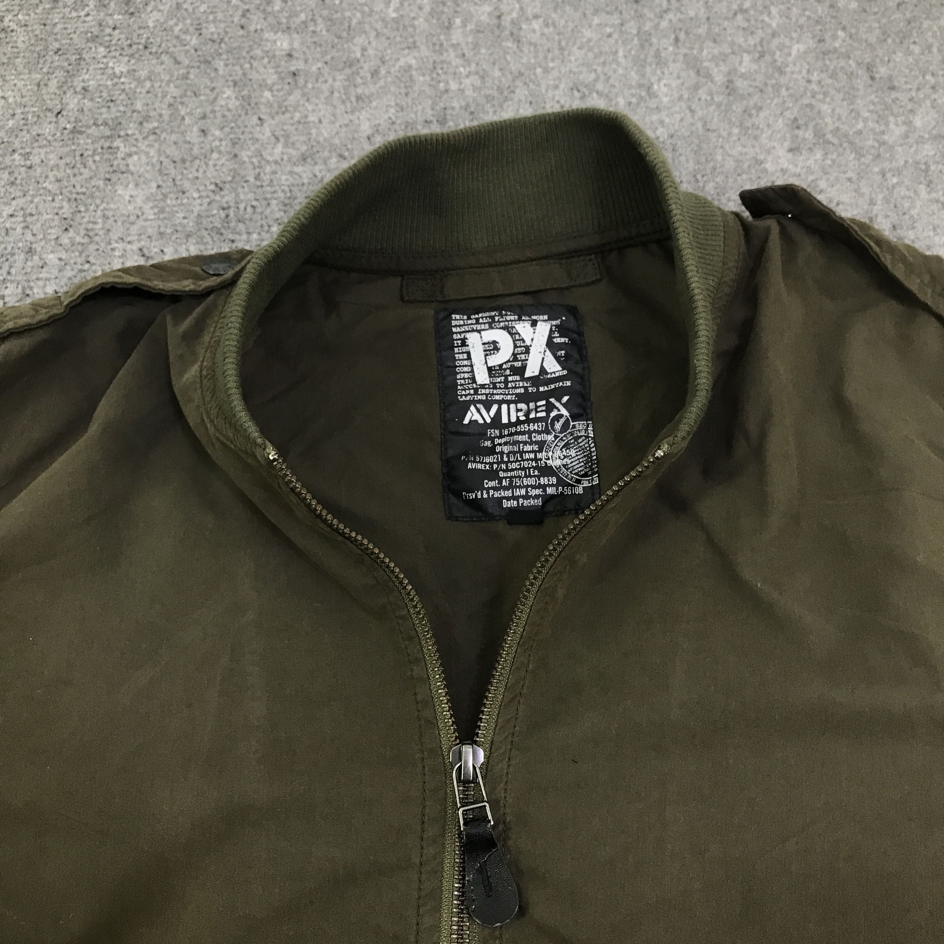Avirex avirex Army design Faded Bomber jacket K126B4 Size US M / EU 48-50 / 2 - 5 Thumbnail