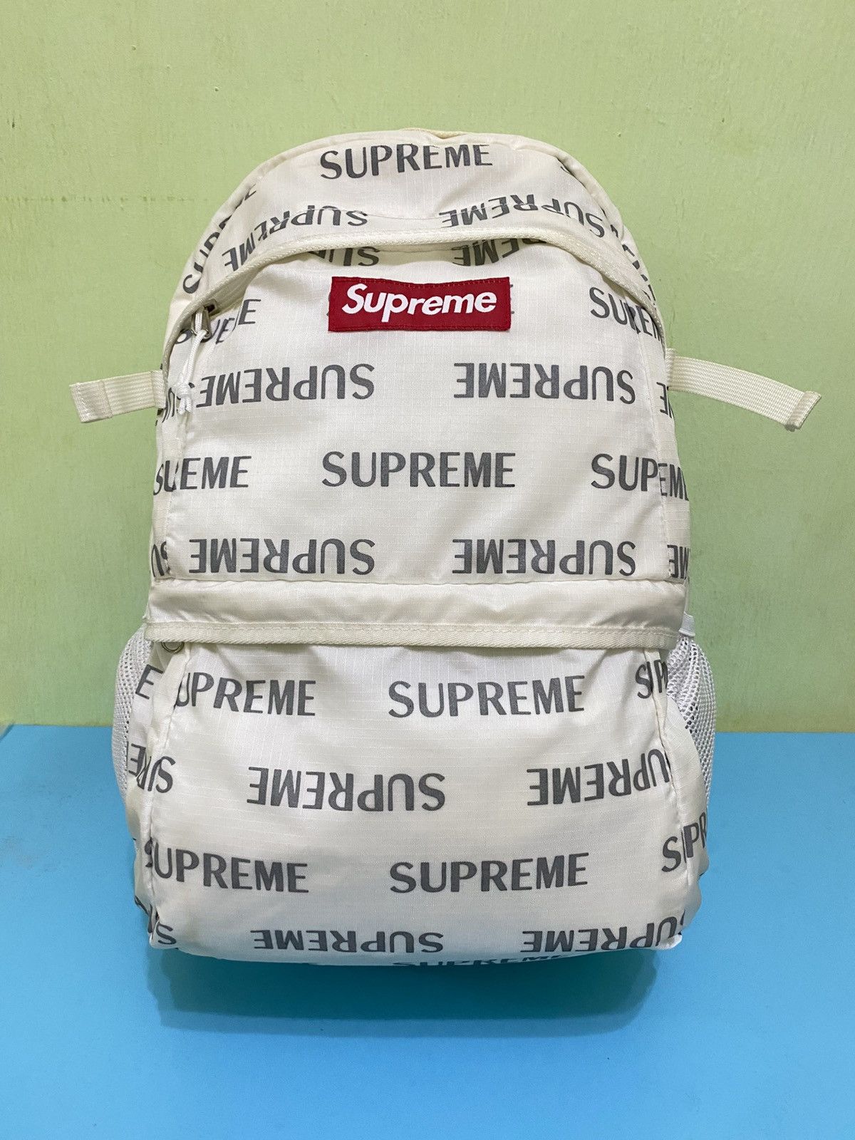 Supreme Supreme FW 16 3M Reflective Repeat Backpack Size ONE SIZE - 1 Thumbnail