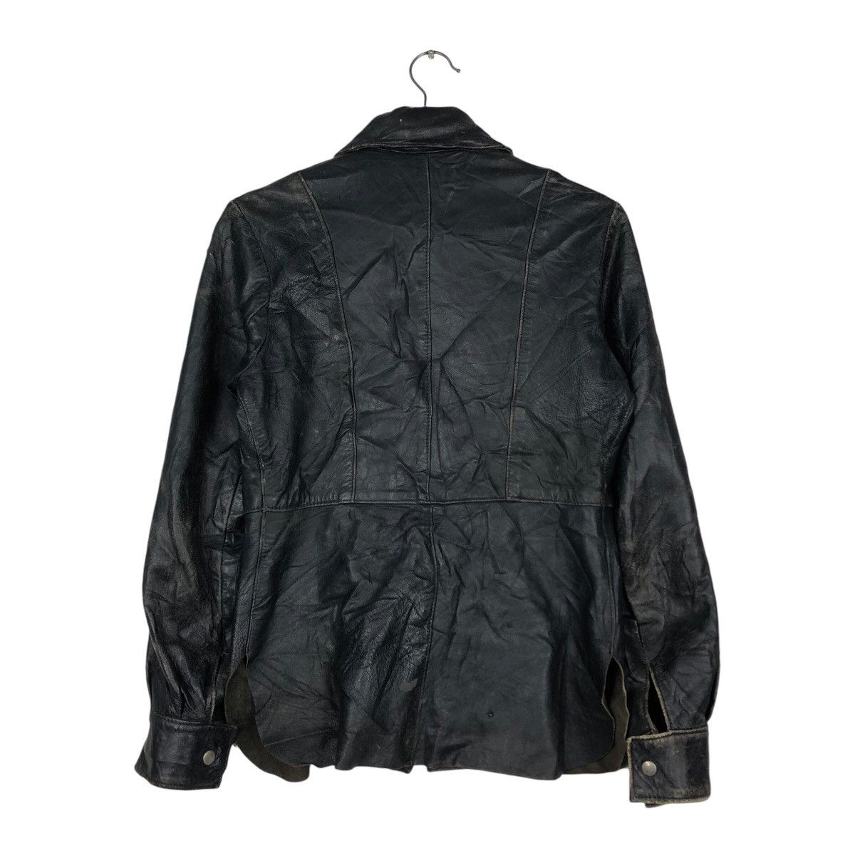 Japanese Brand 📌Unknown Brand Button Biker Leather Jacket 14th Addiction Size US M / EU 48-50 / 2 - 9 Thumbnail