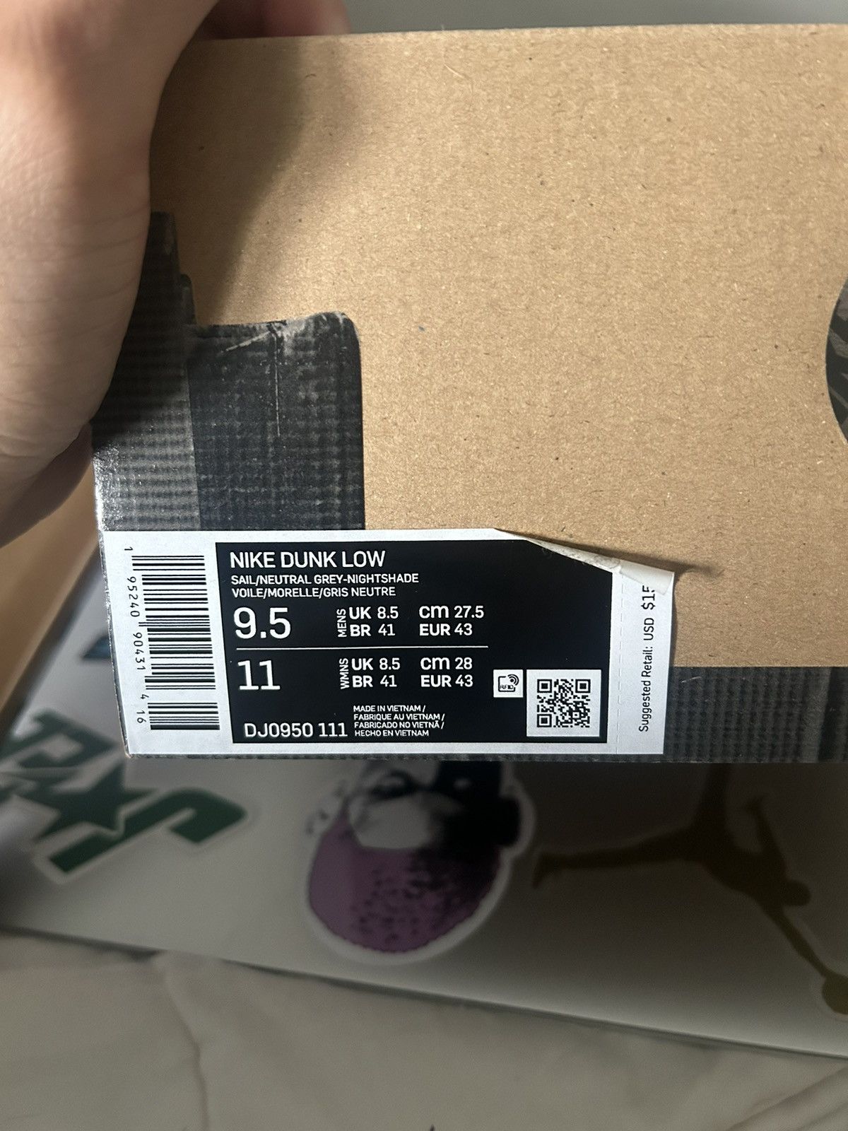 Nike Nike Dunk Low off-whites lot 16 Size US 9.5 / EU 42-43 - 7 Thumbnail