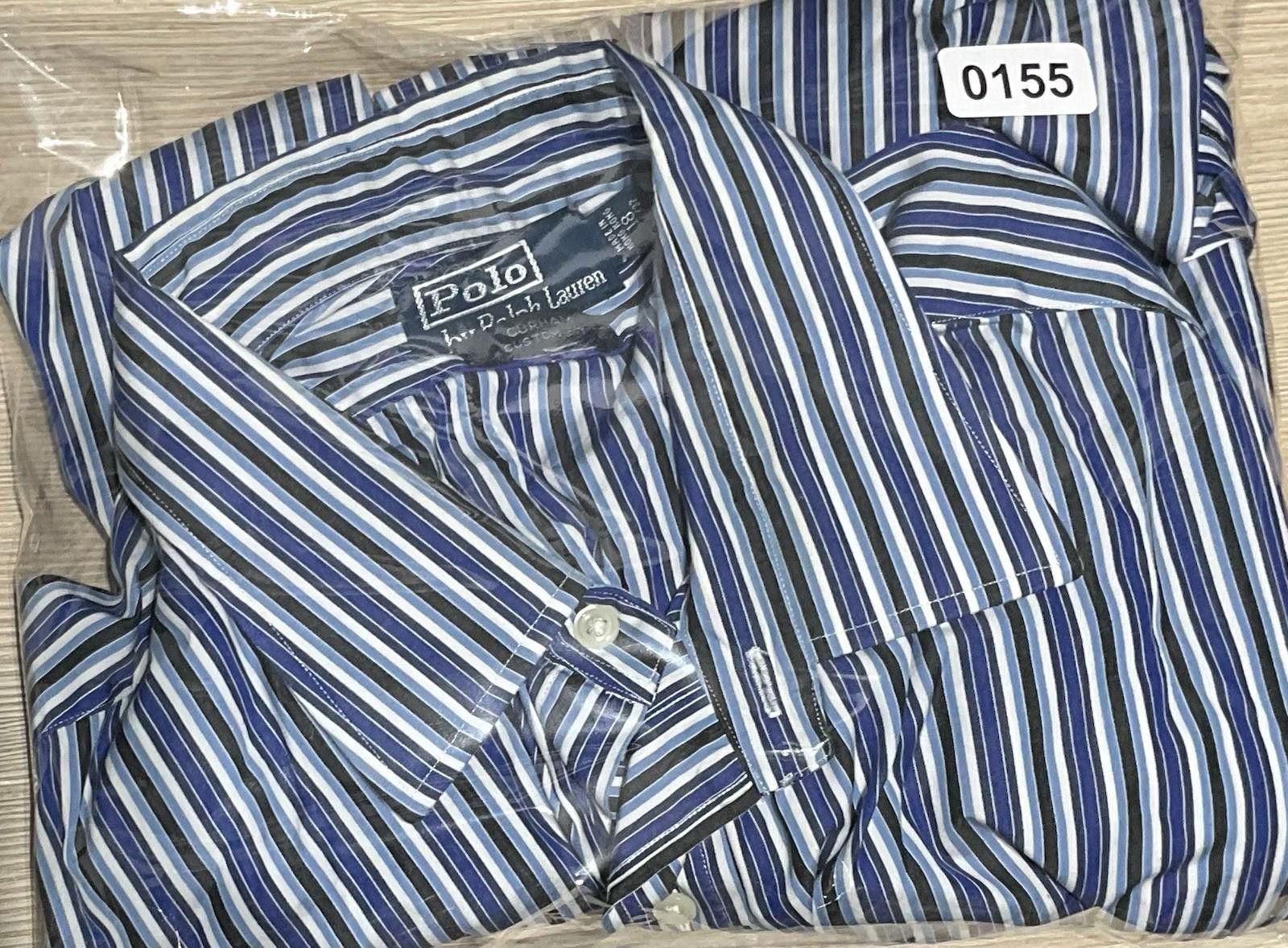 Polo Ralph Lauren Ralph Lauren Polo Men’s Dress Shirt 18 Neck Curham CustomFit Size 44R - 6 Thumbnail