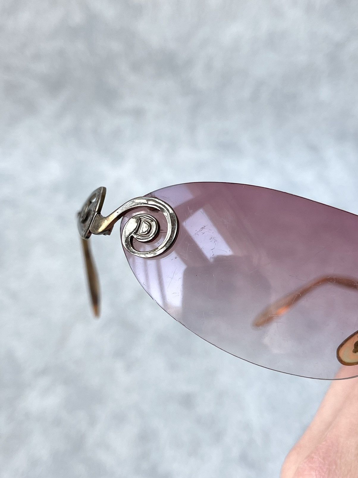 Dior 90s Archive Christian Dior Pink Shield Sunglasses Y2K Size ONE SIZE - 18 Thumbnail