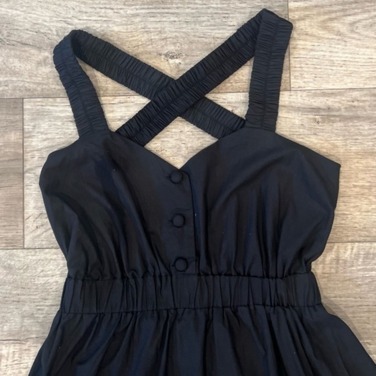 Zara ZARA Midi Dress with Cross Straps NWT Size M / US 6-8 / IT 42-44 - 8 Thumbnail