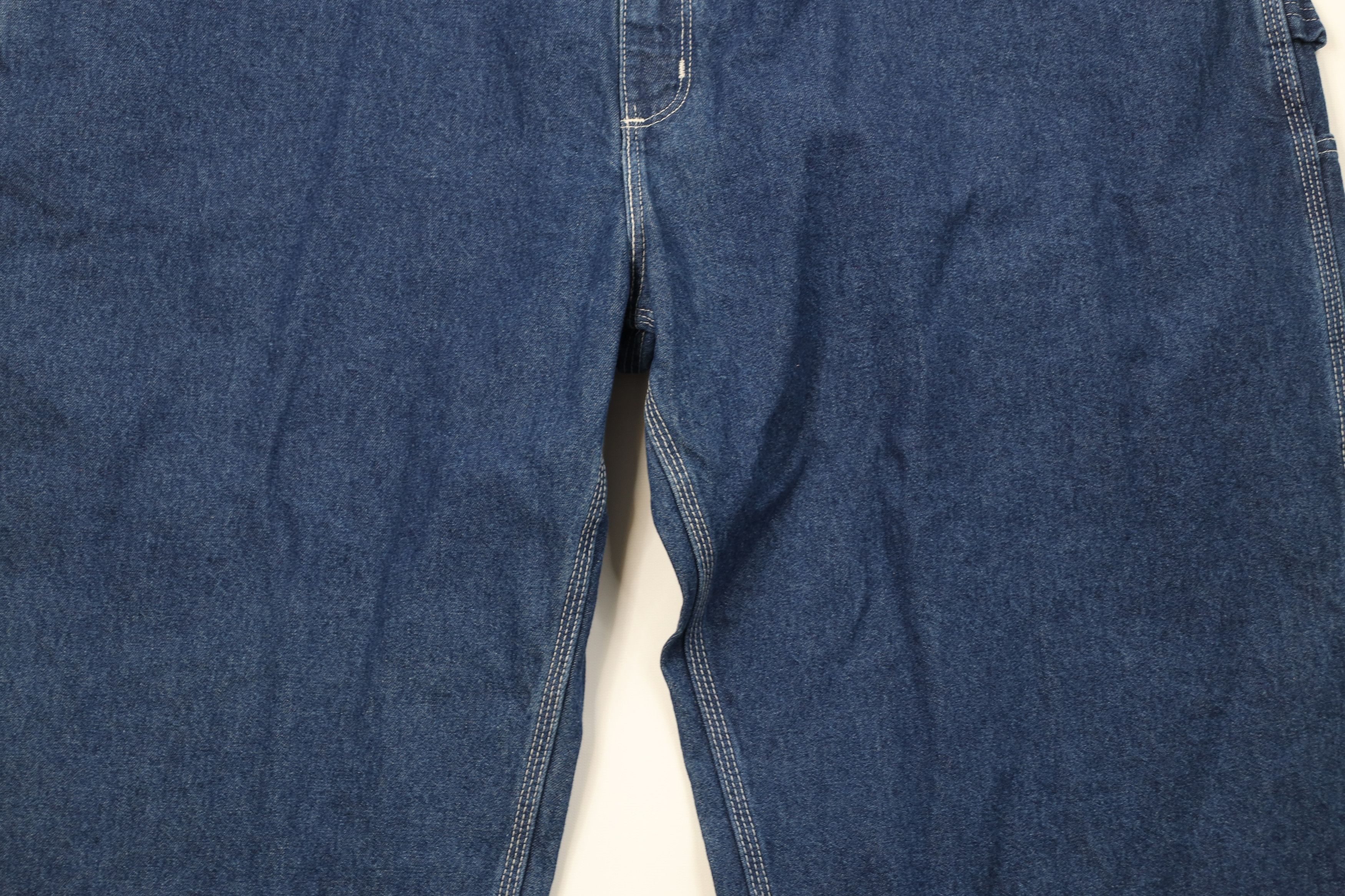 Carhartt Vintage Y2K Carhartt Wide Leg Dungaree Denim Jeans Cotton Size US 44 / EU 60 - 3 Thumbnail