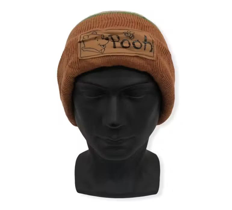 image of Cartoon Network x Hats Vintage Pooh Cartoon Beanie Hat, Men's