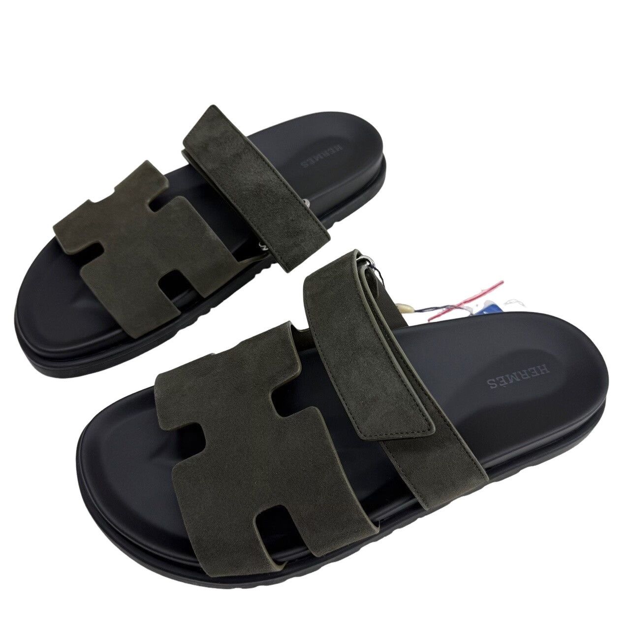 Hermes Hermès Chypre Suede Sandals Size 9 Size US 9 / EU 42 - 1 Thumbnail