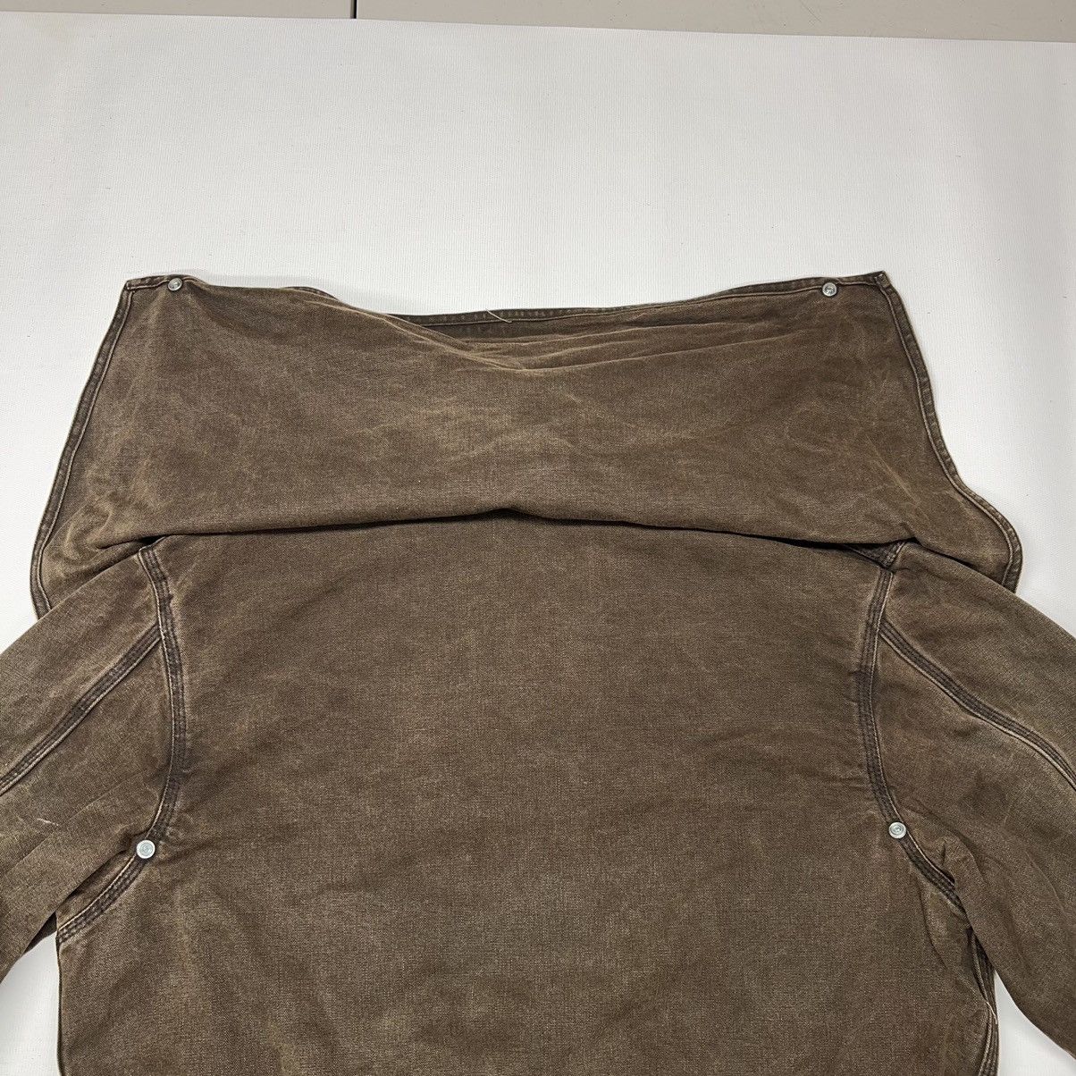 Carhartt × Vintage Carhartt Jacket Brown Duster Chore Barn Coat Canvas Full Zip Size US L / EU 52-54 / 3 - 18 Thumbnail