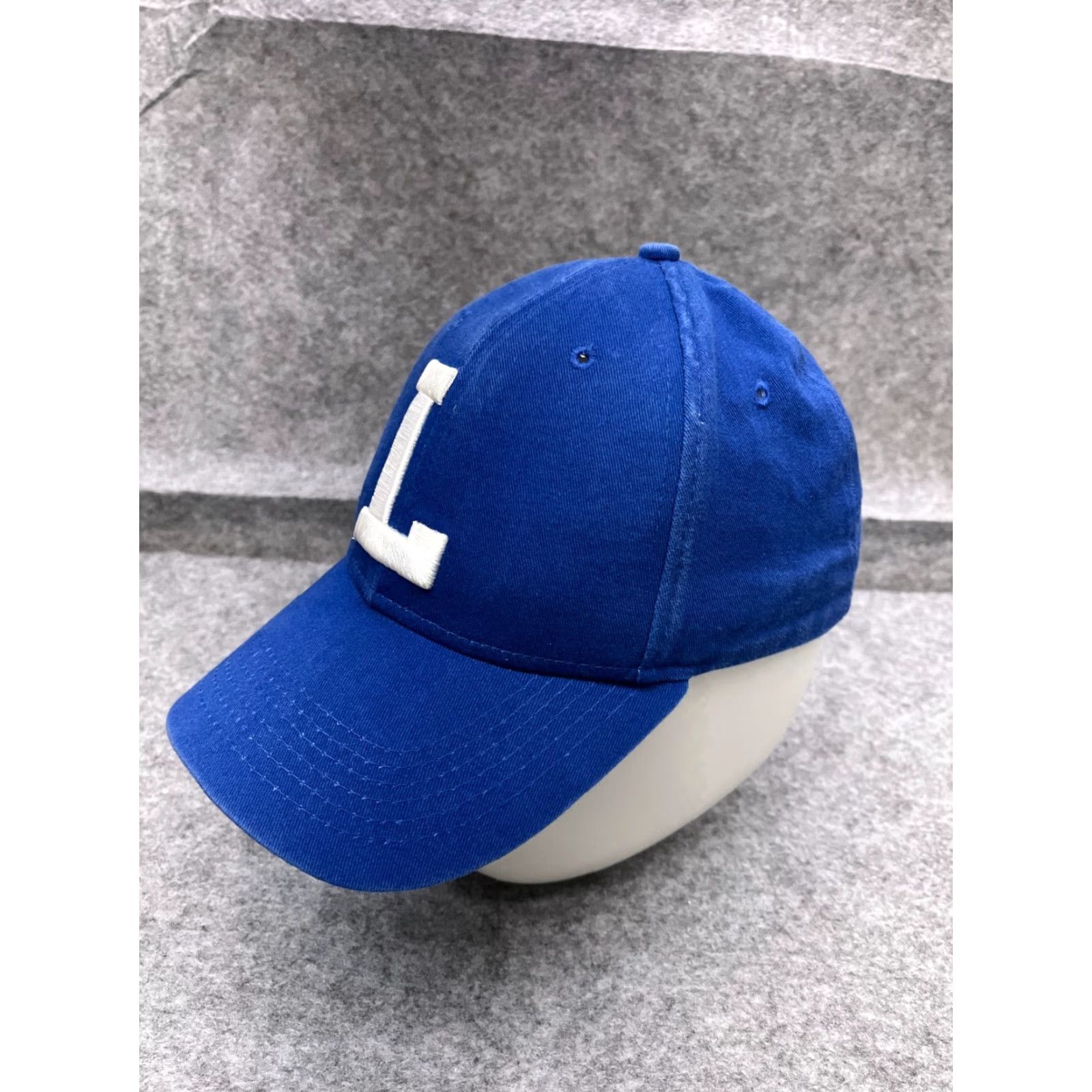 Vintage VINTAGE Headgear Classics Abraham Lincoln Highschool Hat Cap Strap Back Adult Blue Wool Blend Baseball Cap One Size Blue Unisex Mens Womens Boys Girls Size ONE SIZE - 4 Thumbnail