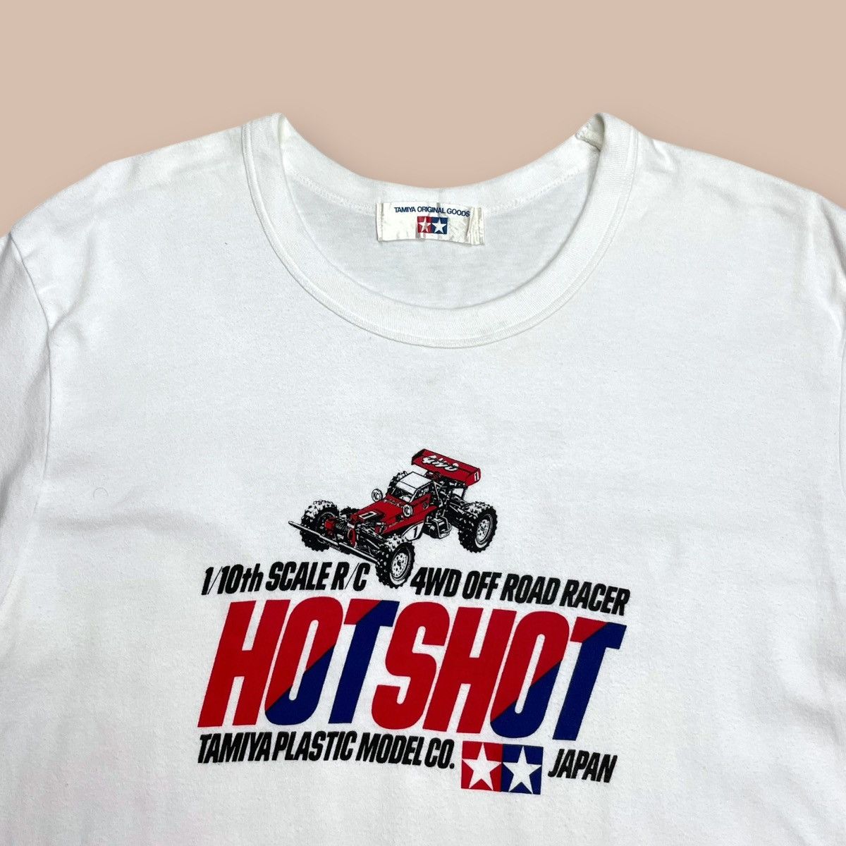 Japanese Brand Vintage 80's Tamiya Plastic Model "HOT SHOT" Tee Size US M / EU 48-50 / 2 - 3 Thumbnail