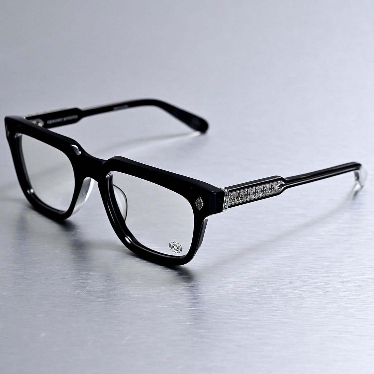 Chrome Hearts CHROME HEARTS AMBIDIXTROUS BLACK GLASSES Size ONE SIZE - 2 Thumbnail