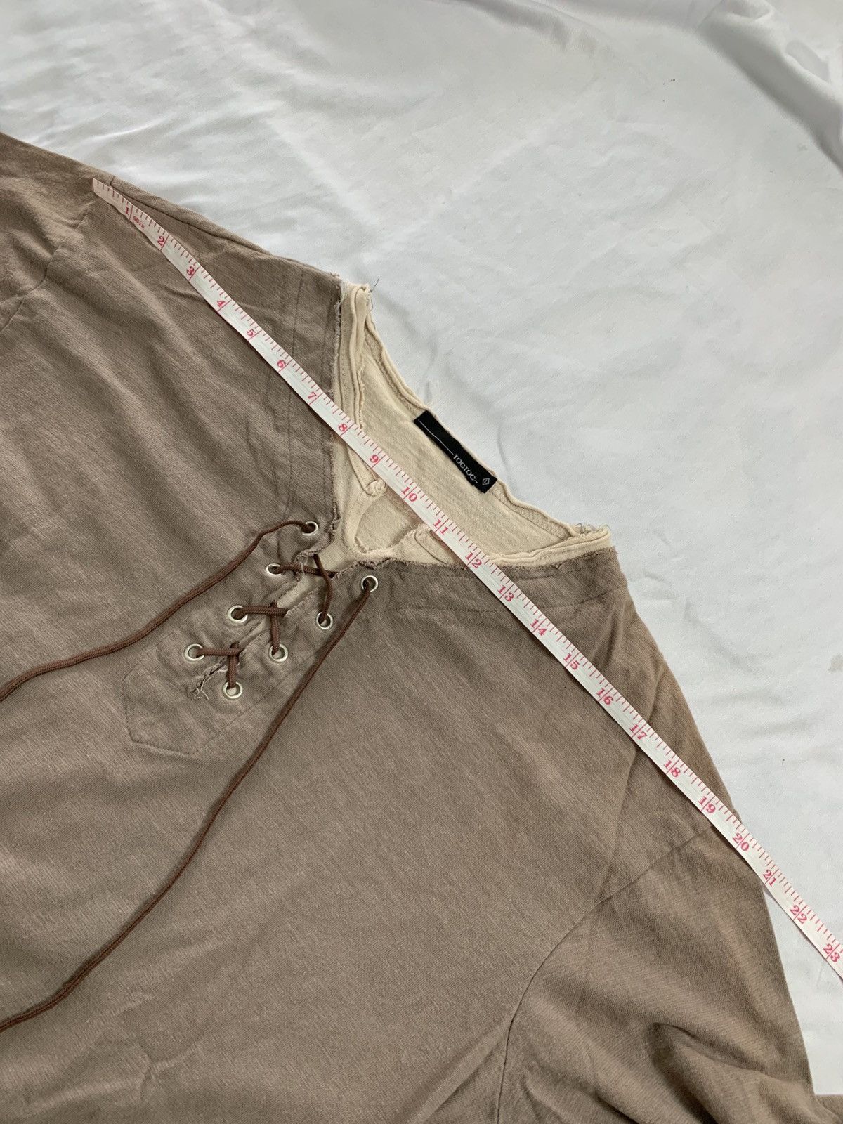 KMRii japanese gothic y2k style toctoc lace up longsleeve ifsx lgb Size US M / EU 48-50 / 2 - 9 Thumbnail