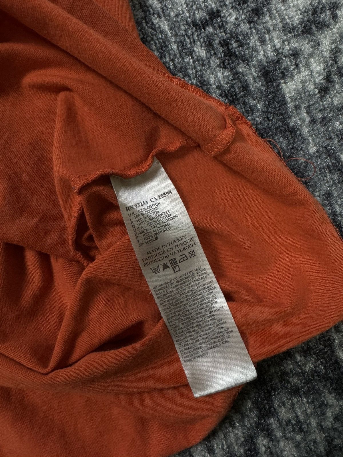 Diesel Vintage Diesel T shirt Skull Graphic Logo Orange Luxury 90s Size US M / EU 48-50 / 2 - 5 Thumbnail