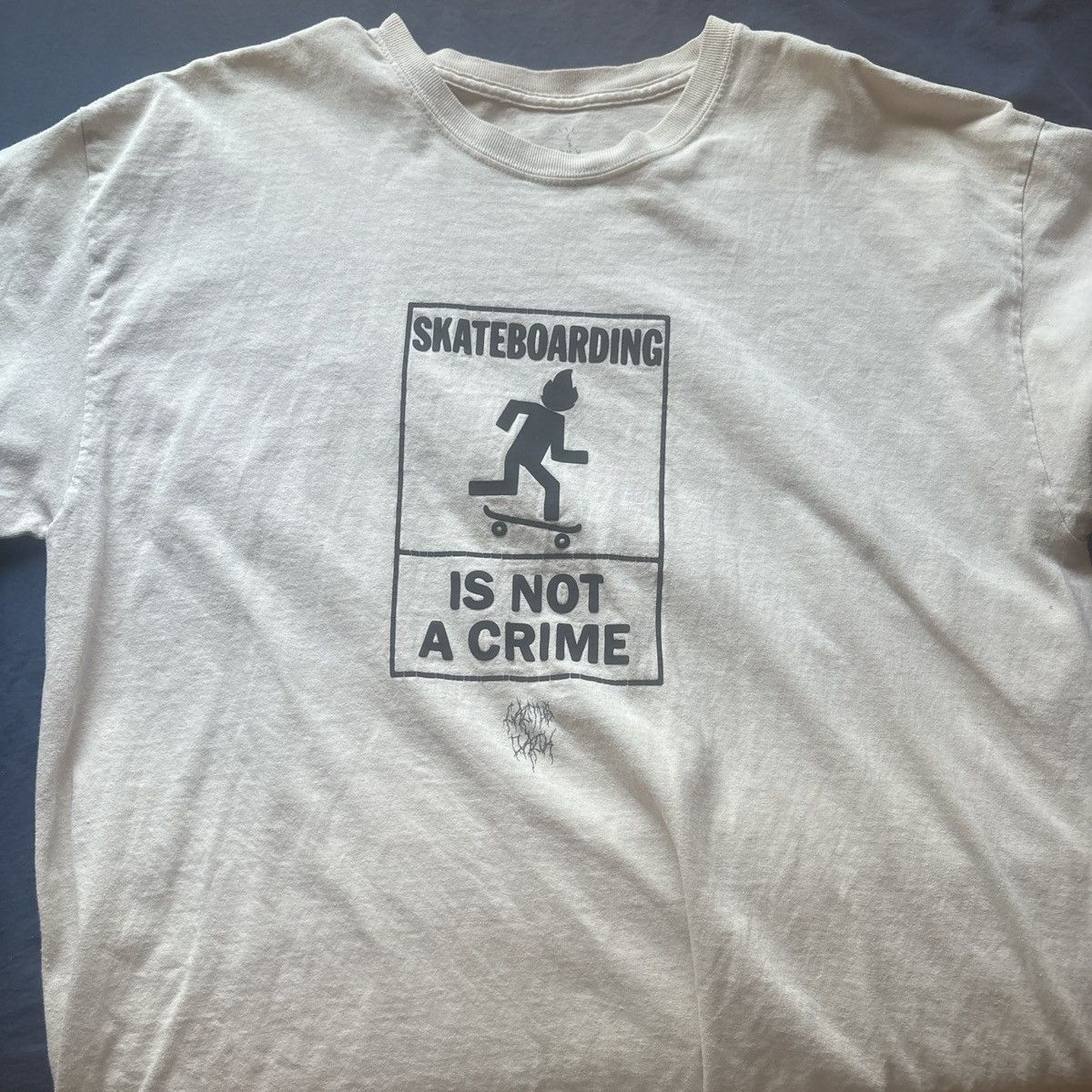 Tシャツ・カットソー Travis Scott No Loitering T-shirt Buy Cactus Jack by Travis Scott No Loitering T-Shirt 'Black