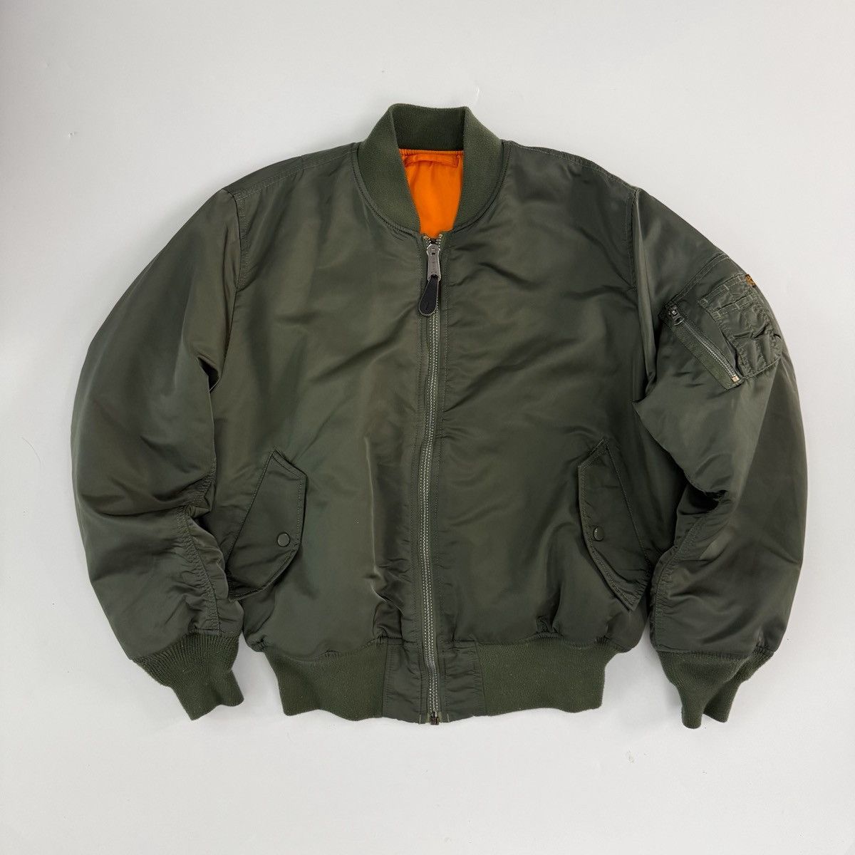 Alpha Industries × Vintage Vintage 90's Alpha Industries Ma-1