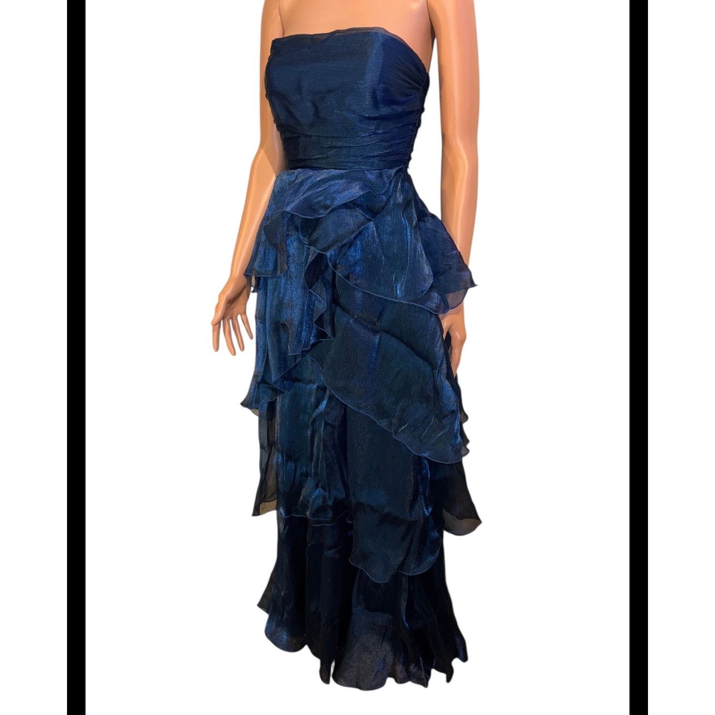 The Unbranded Brand Lucy In The Sky Strapless Ruffle Maxi Dress Size 5 Size XS / US 0-2 / IT 36-38 - 10 Thumbnail