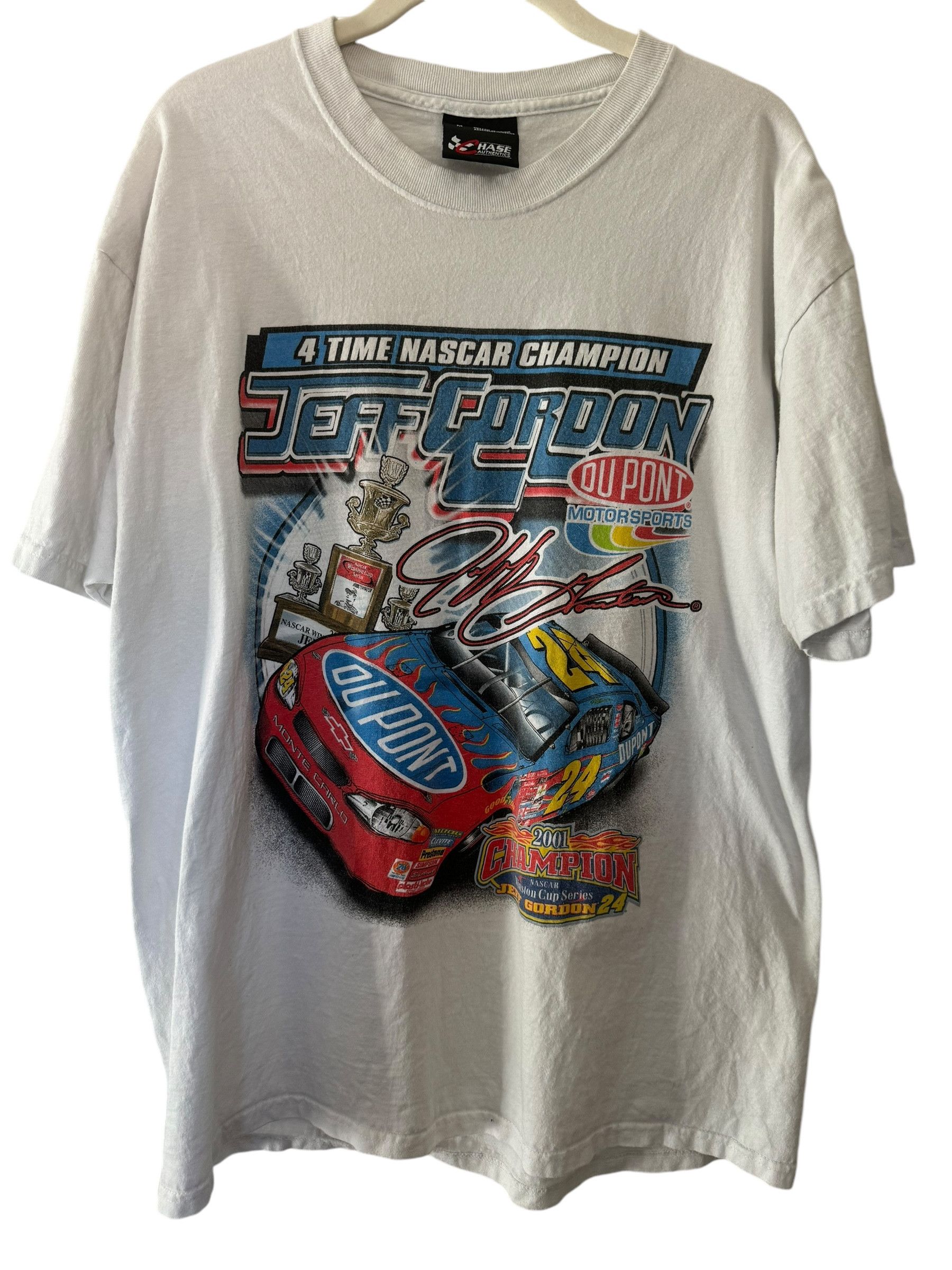 Chase Authentics Vintage 2001 Jeff Gordon NASCAR Champion T-Shirt Size US M / EU 48-50 / 2 - 1 Thumbnail