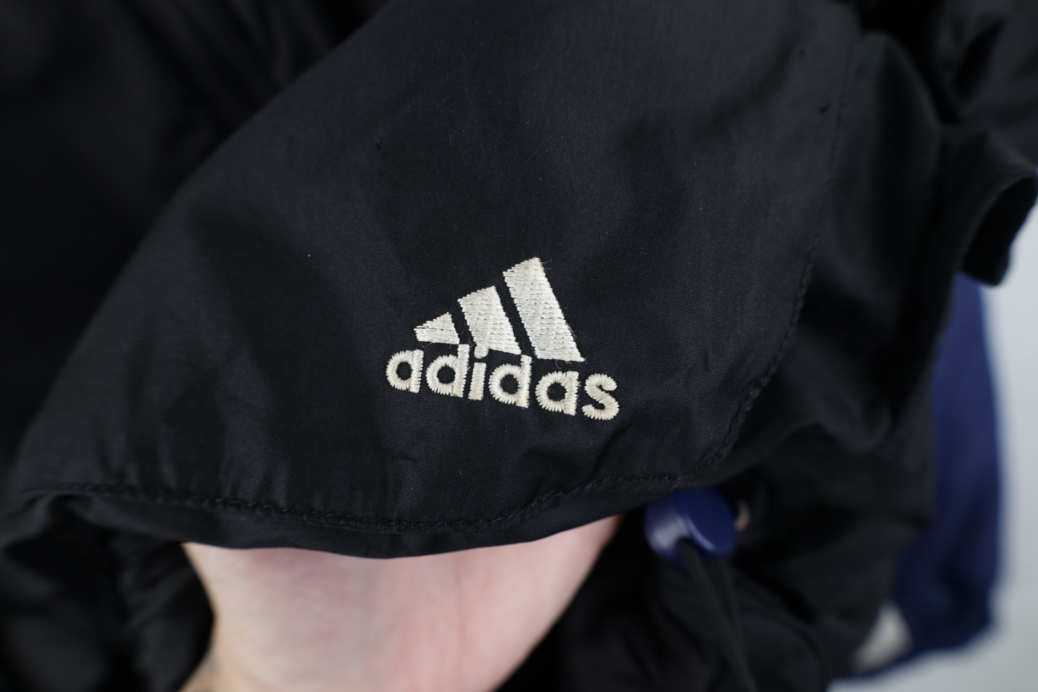 Adidas Vintage 90s Adidas Spell Out Hooded Puffer Jacket Coat Size US XXL / EU 58 / 5 - 4 Thumbnail